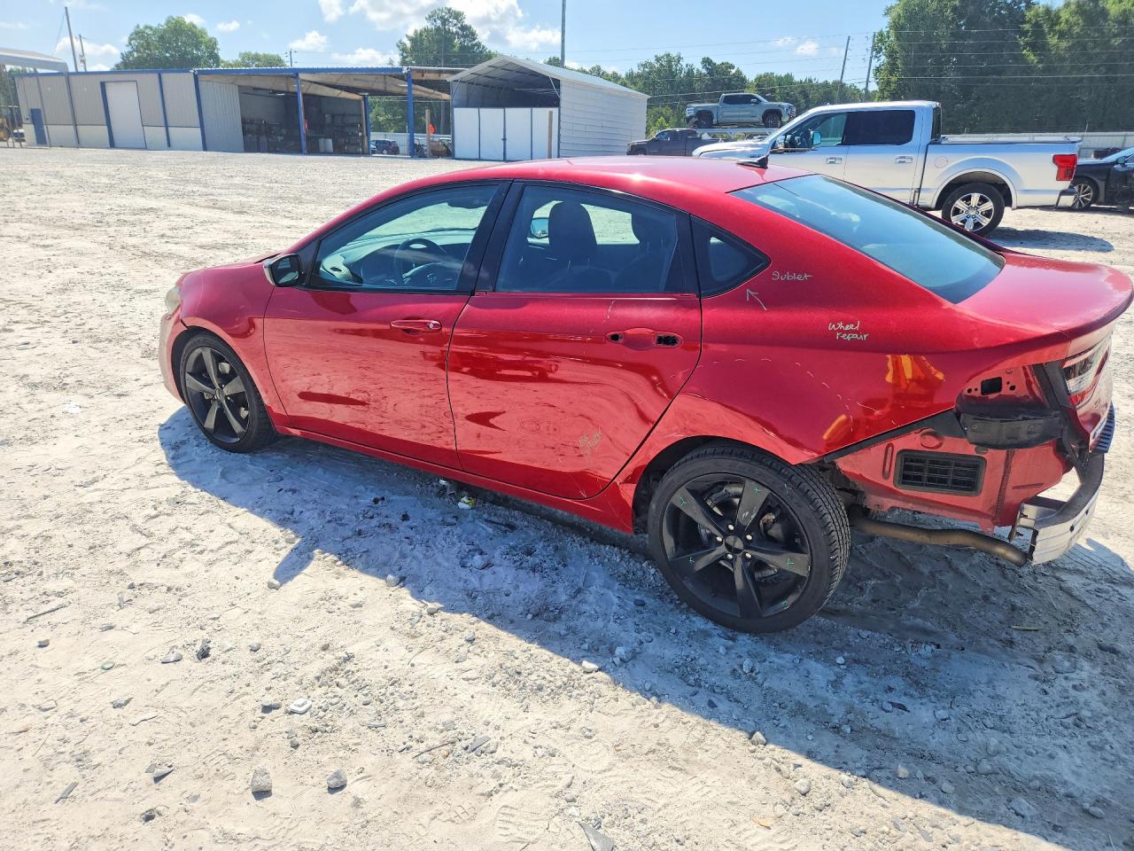 2014 Dodge Dart Sxt Red vin: 1C3CDFBBXED799874