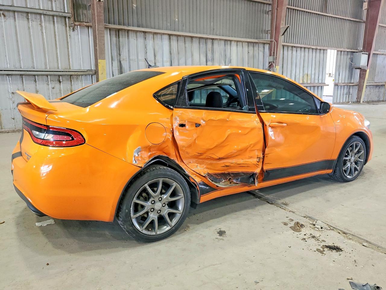 2014 Dodge Dart 4d Sxt/rallye Orange vin: 1C3CDFBBXED830217