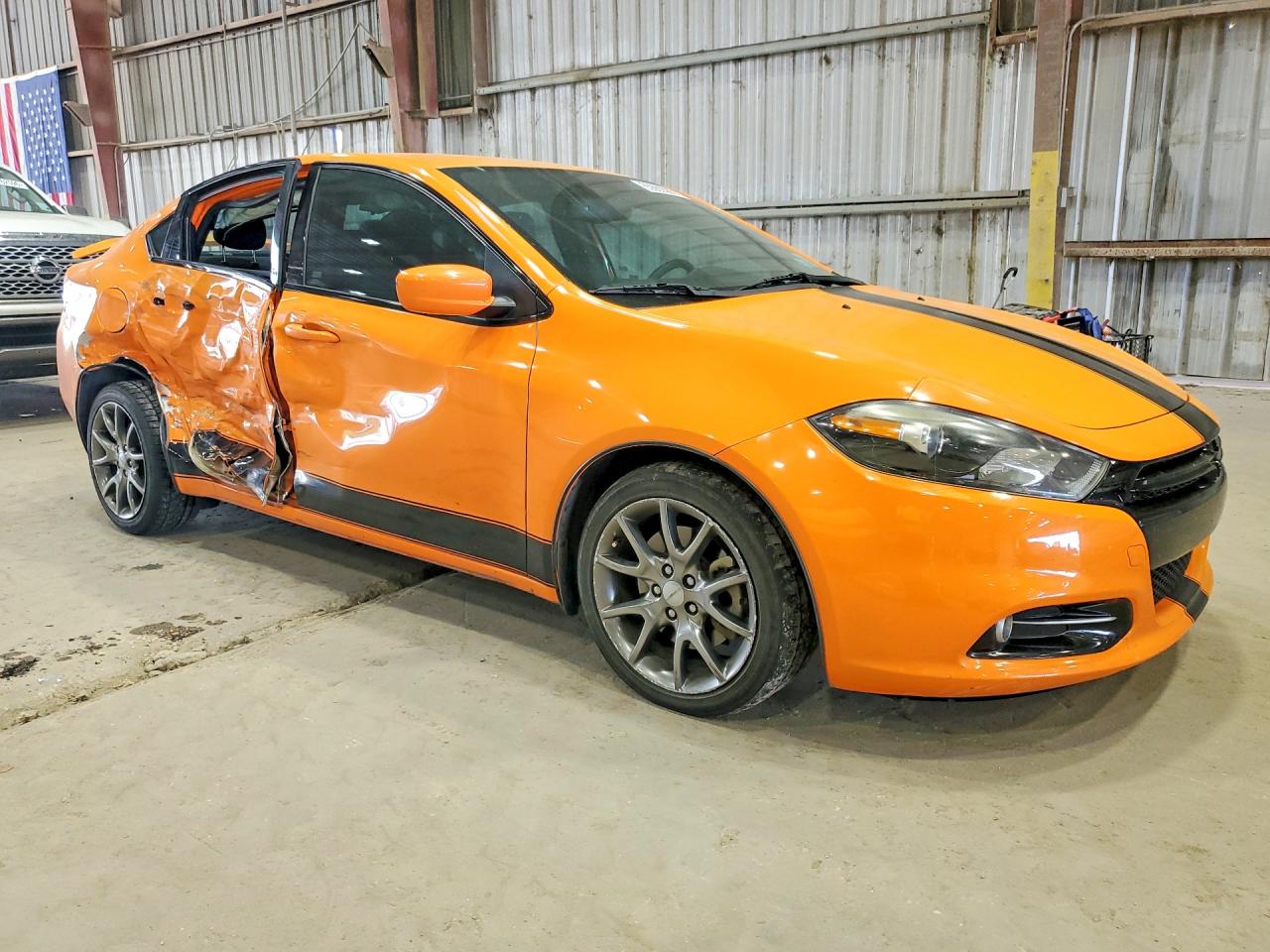 2014 Dodge Dart 4d Sxt/rallye Orange vin: 1C3CDFBBXED830217