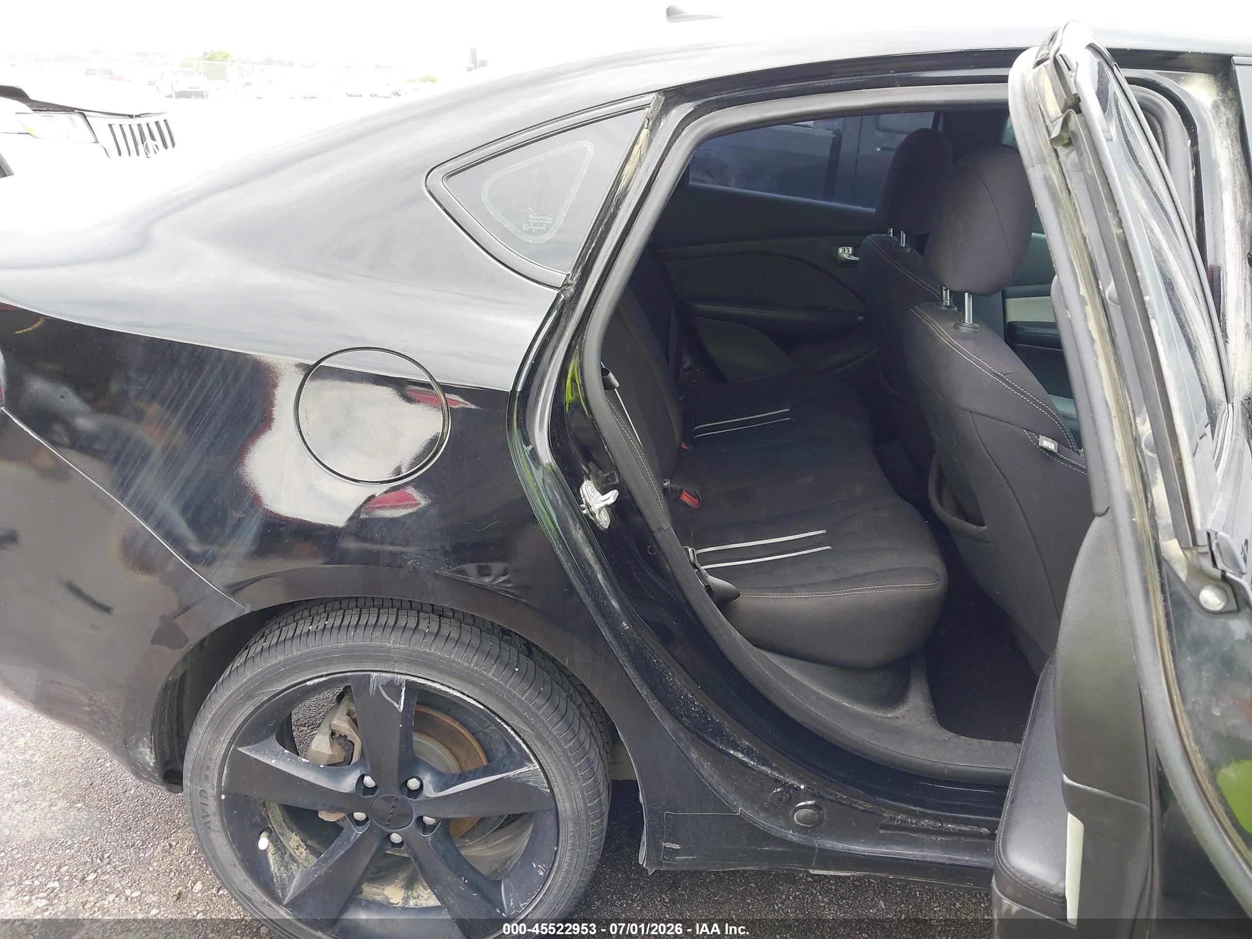 2014 Dodge Dart Sxt Black vin: 1C3CDFBBXED859703
