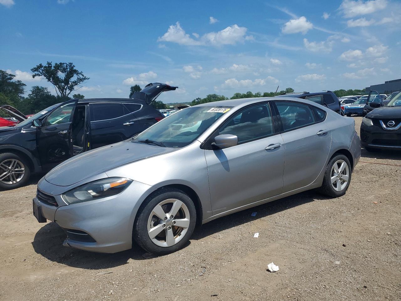 2015 Dodge Dart Sxt Серебряный vin: 1C3CDFBBXFD112782