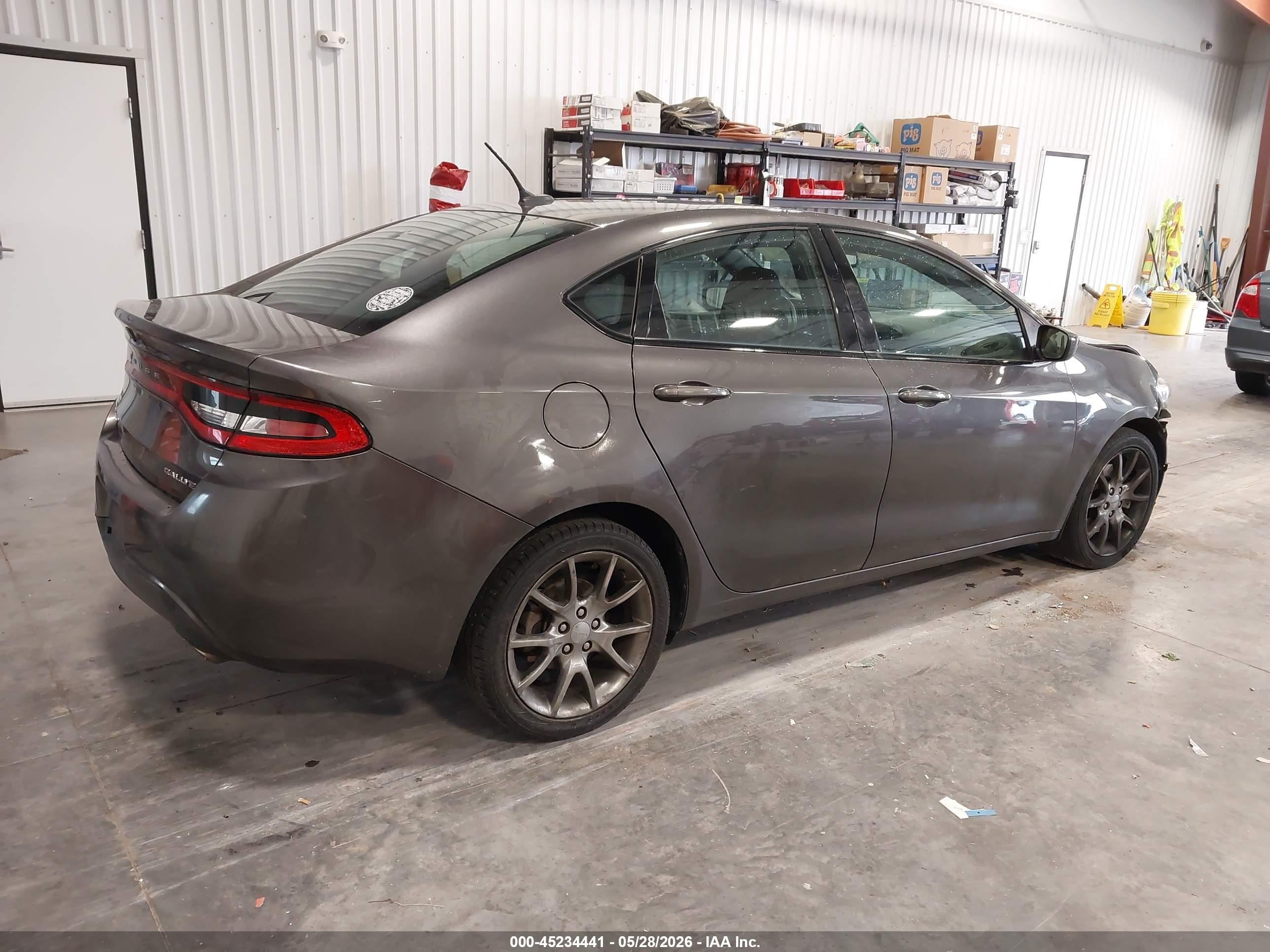 2015 Dodge Dart Sxt Черный vin: 1C3CDFBBXFD141439