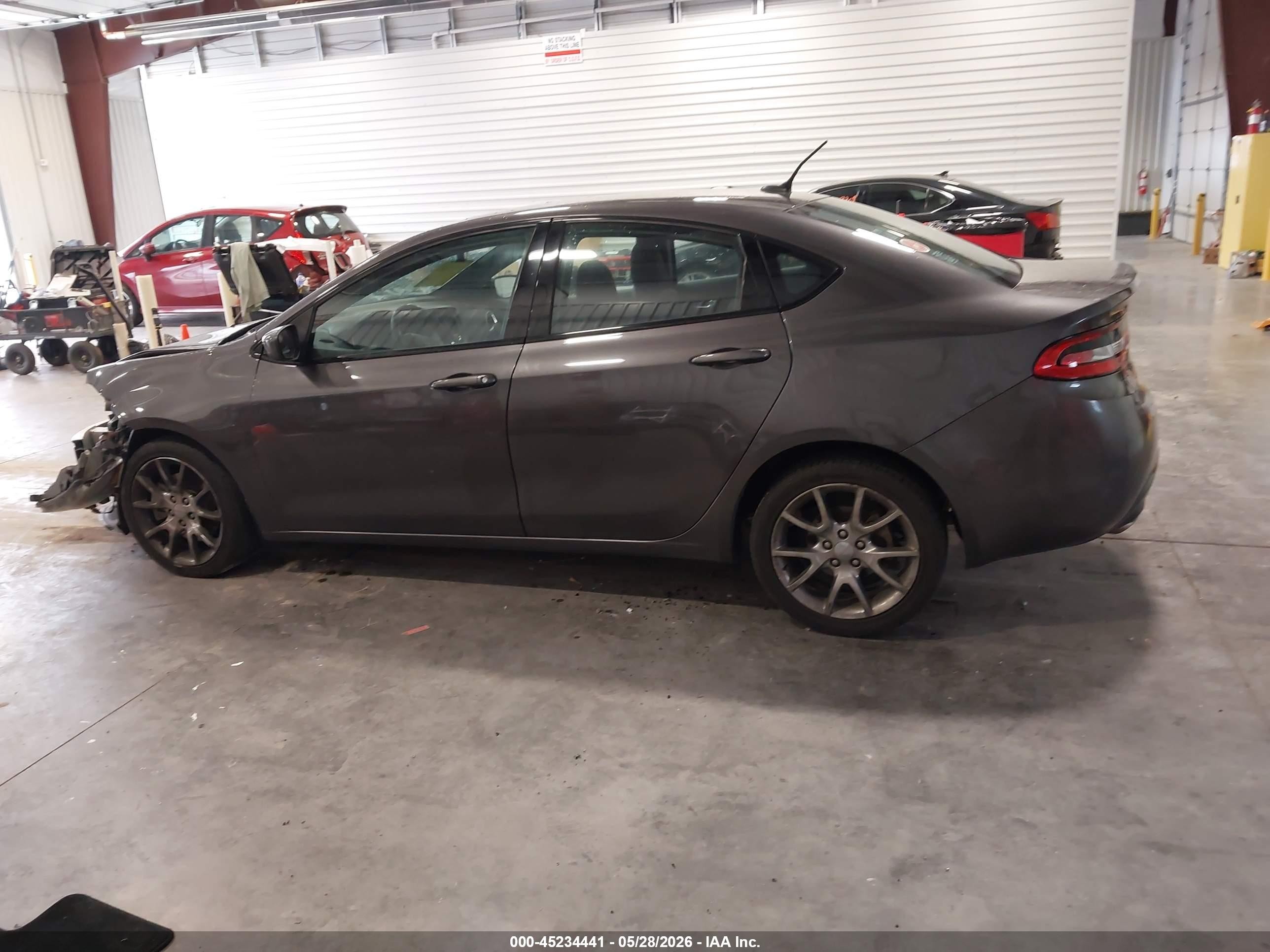 2015 Dodge Dart Sxt Черный vin: 1C3CDFBBXFD141439