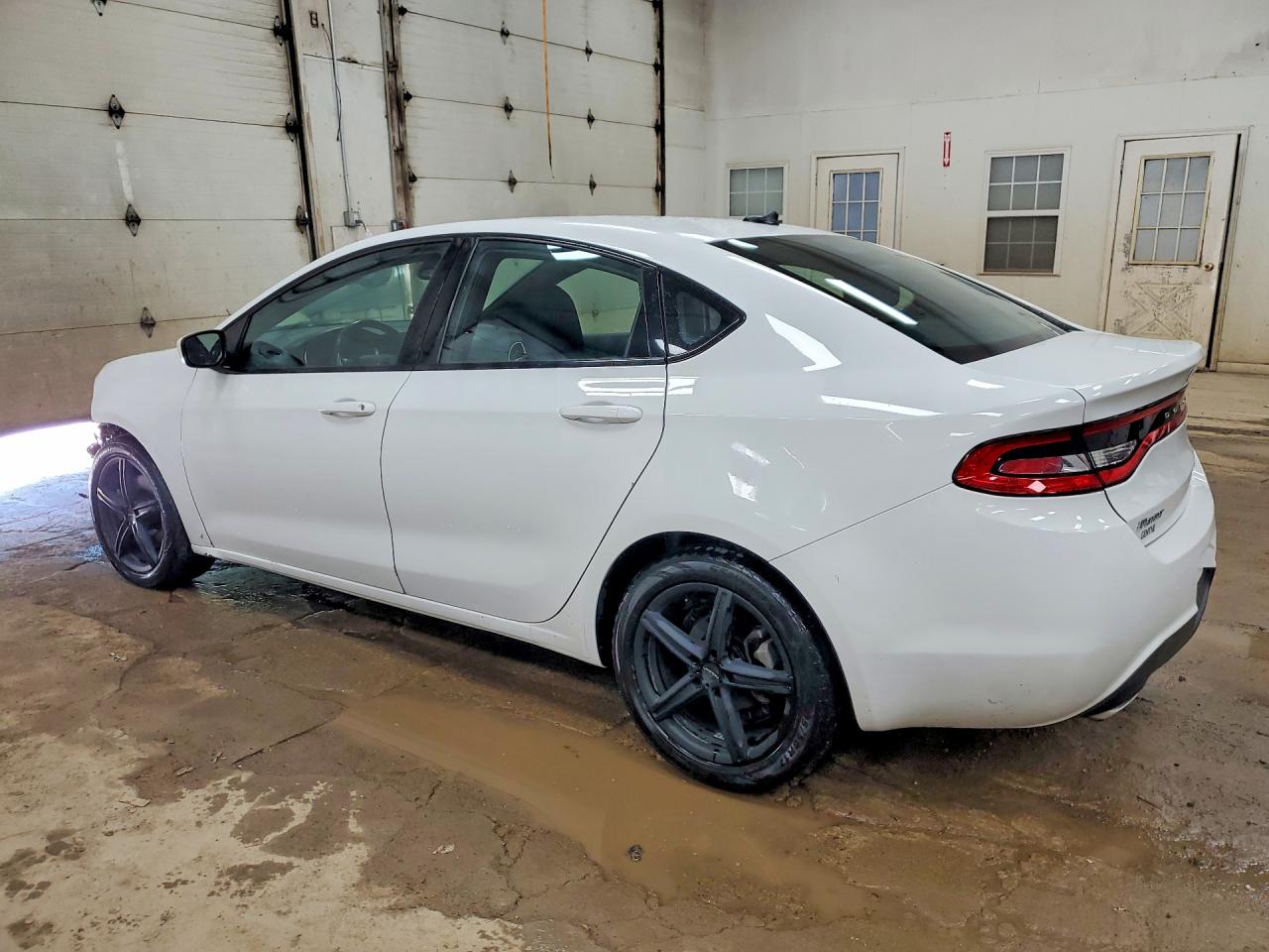 2015 Dodge Dart Sxt White vin: 1C3CDFBBXFD201252