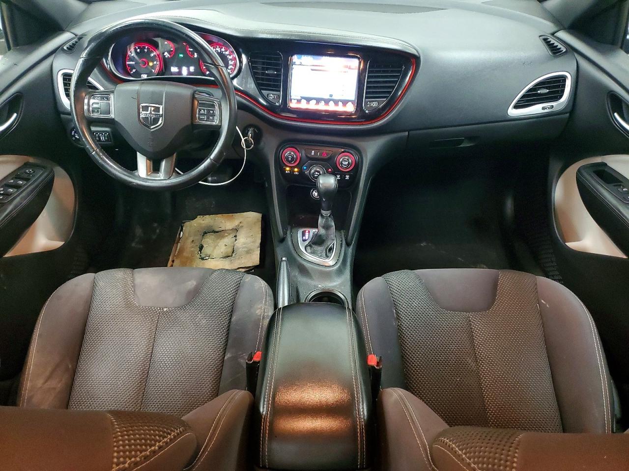 2015 Dodge Dart Sxt White vin: 1C3CDFBBXFD201252