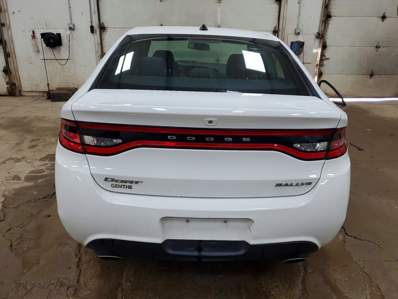 2015 Dodge Dart Sxt White vin: 1C3CDFBBXFD201252