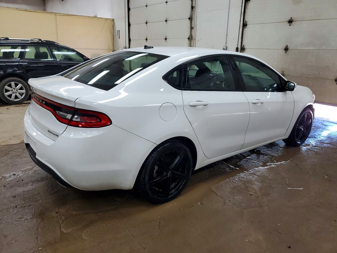 2015 Dodge Dart Sxt White vin: 1C3CDFBBXFD201252