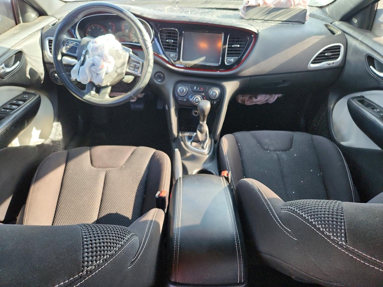 2015 Dodge Dart Sxt White vin: 1C3CDFBBXFD212607