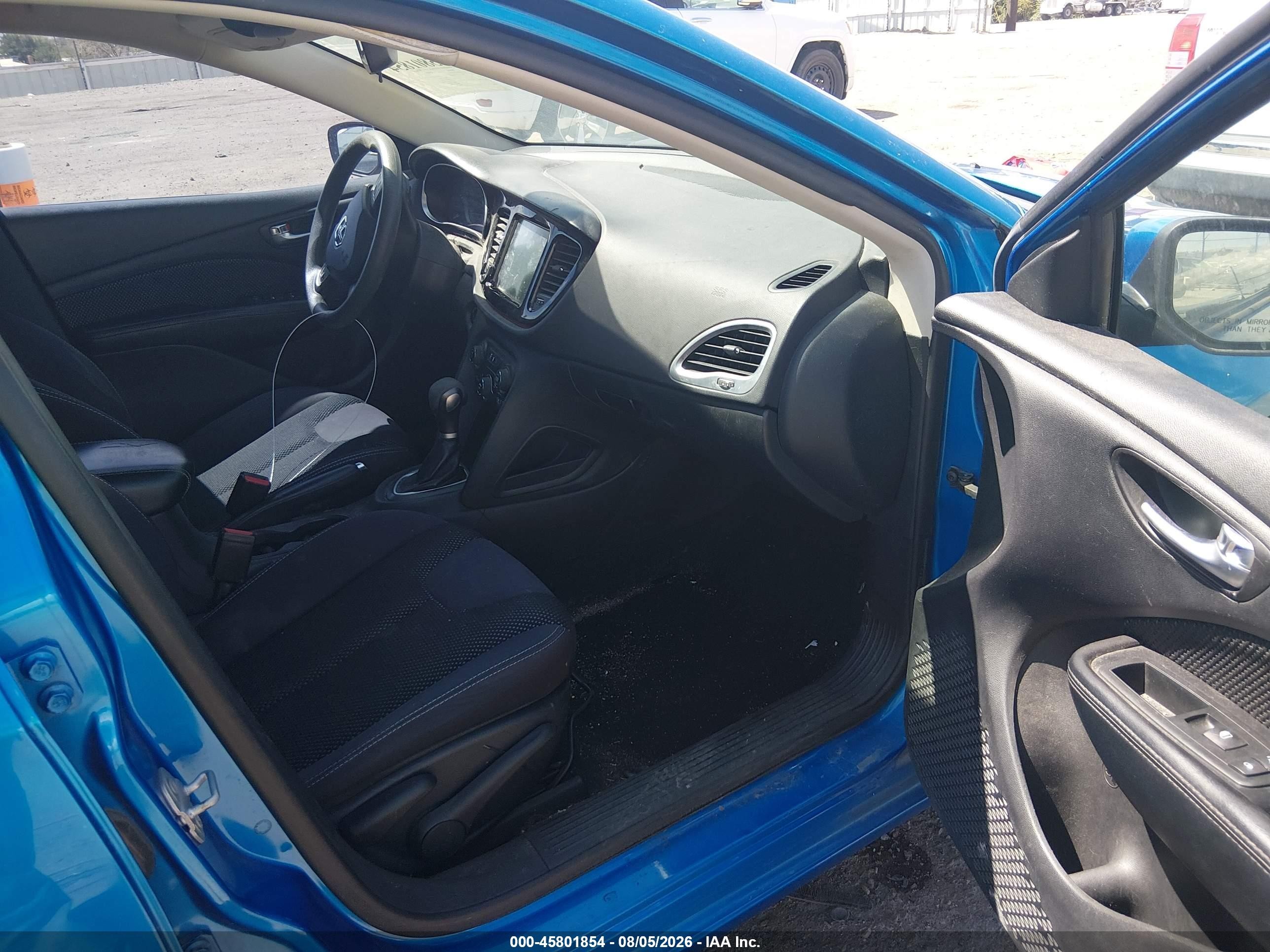 2015 Dodge Dart Sxt Blue vin: 1C3CDFBBXFD223428