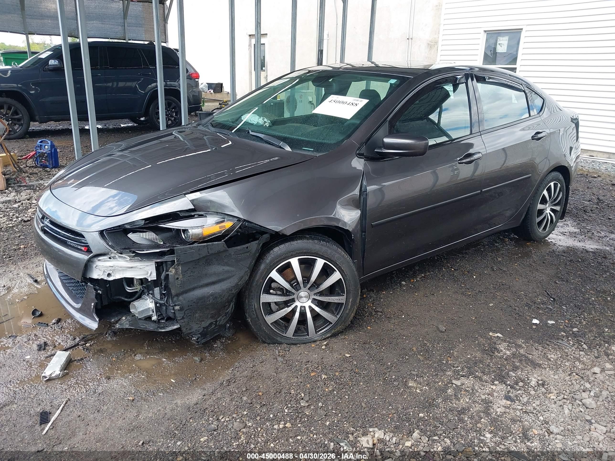 2015 Dodge Dart Sxt Серый vin: 1C3CDFBBXFD316286