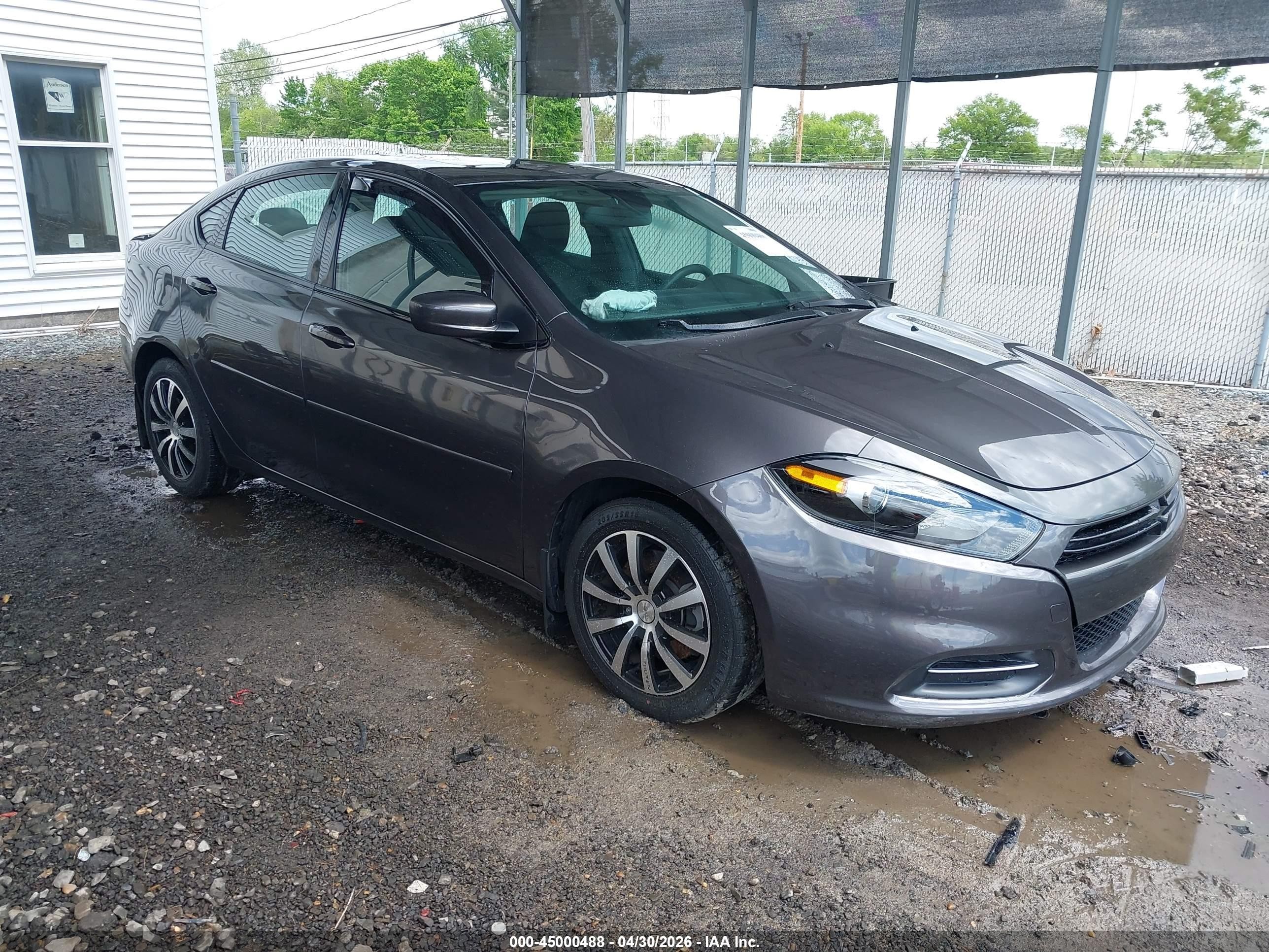 2015 Dodge Dart Sxt Серый vin: 1C3CDFBBXFD316286