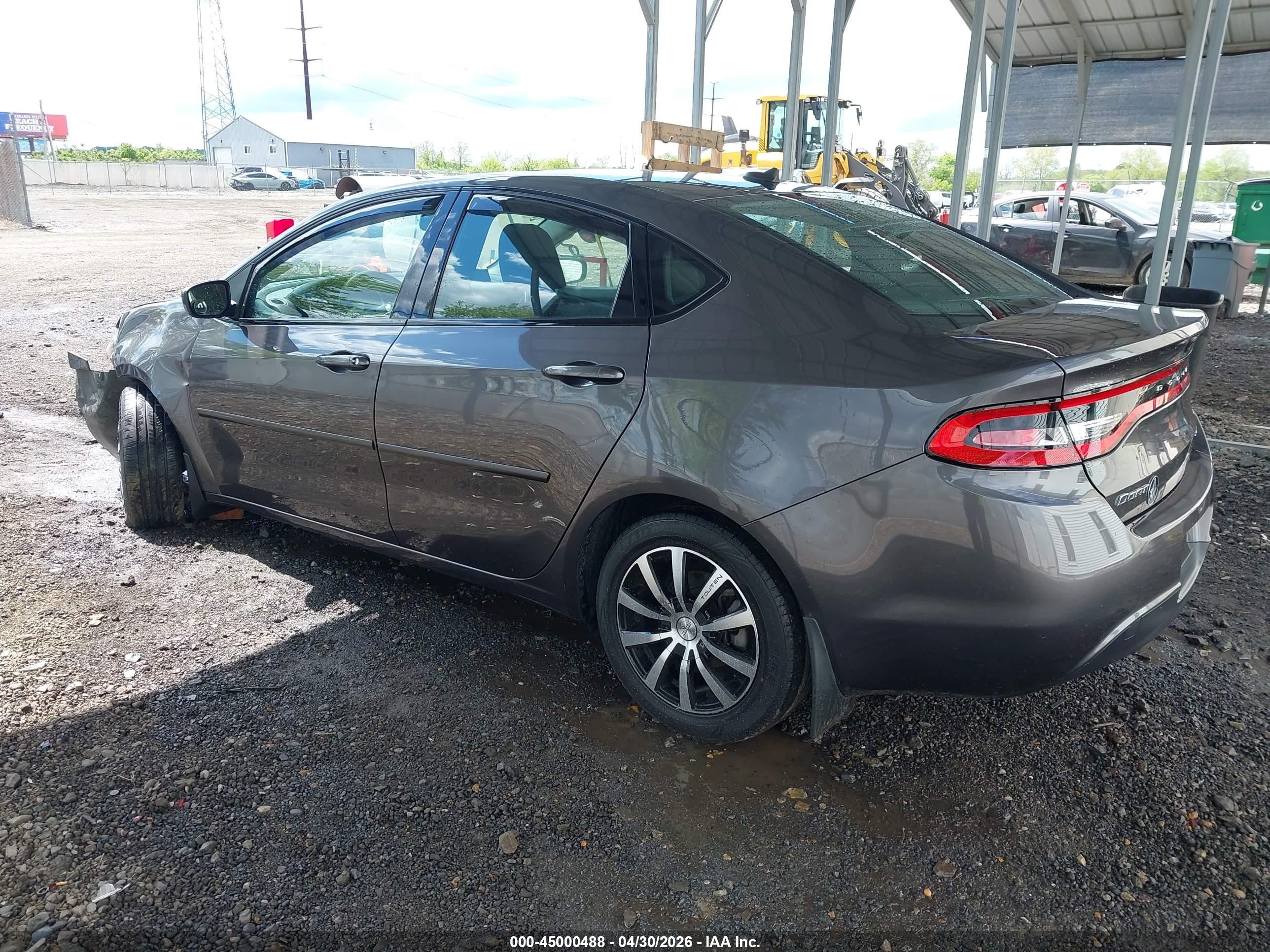2015 Dodge Dart Sxt Серый vin: 1C3CDFBBXFD316286