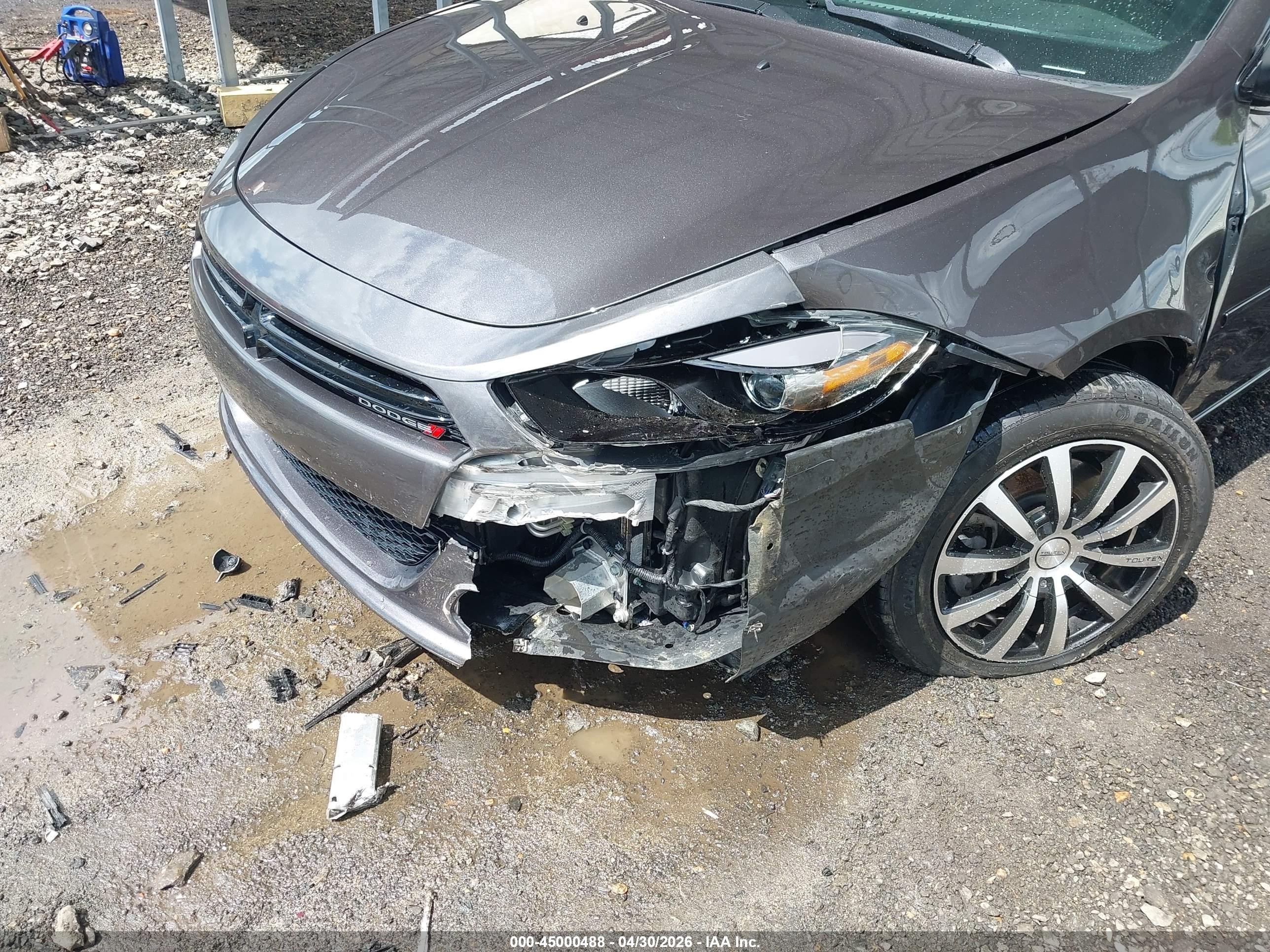 2015 Dodge Dart Sxt Серый vin: 1C3CDFBBXFD316286