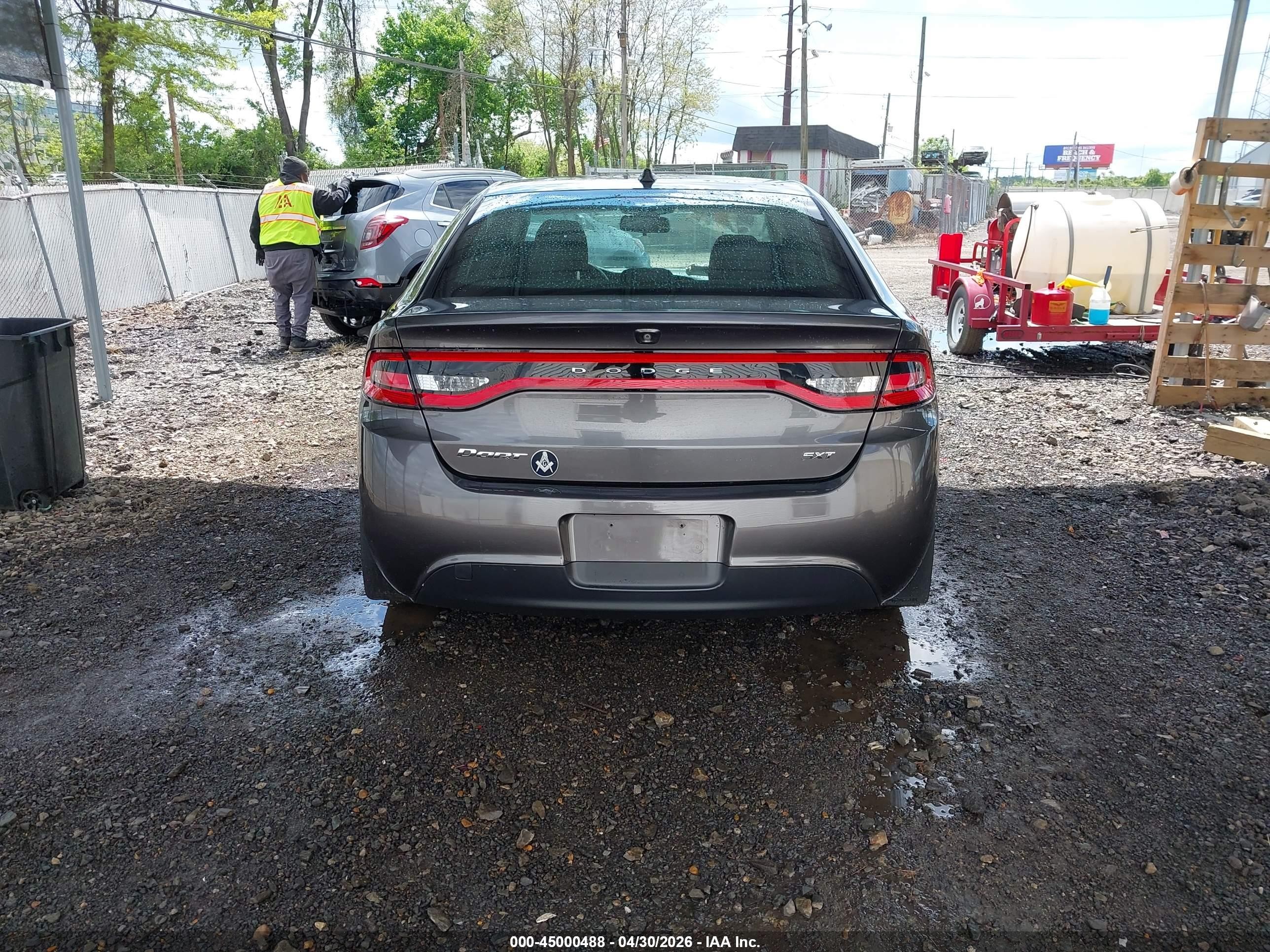 2015 Dodge Dart Sxt Серый vin: 1C3CDFBBXFD316286