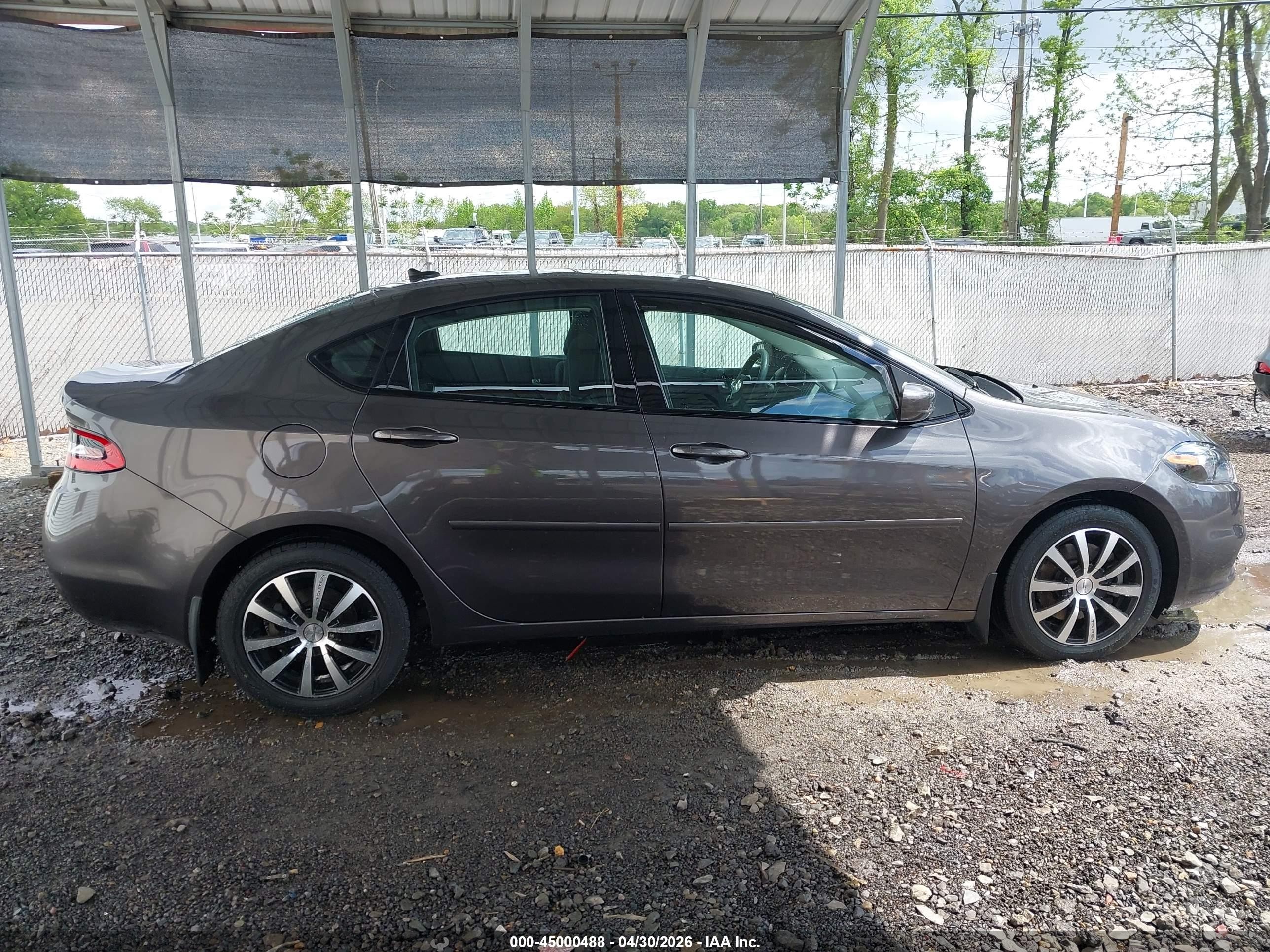 2015 Dodge Dart Sxt Серый vin: 1C3CDFBBXFD316286