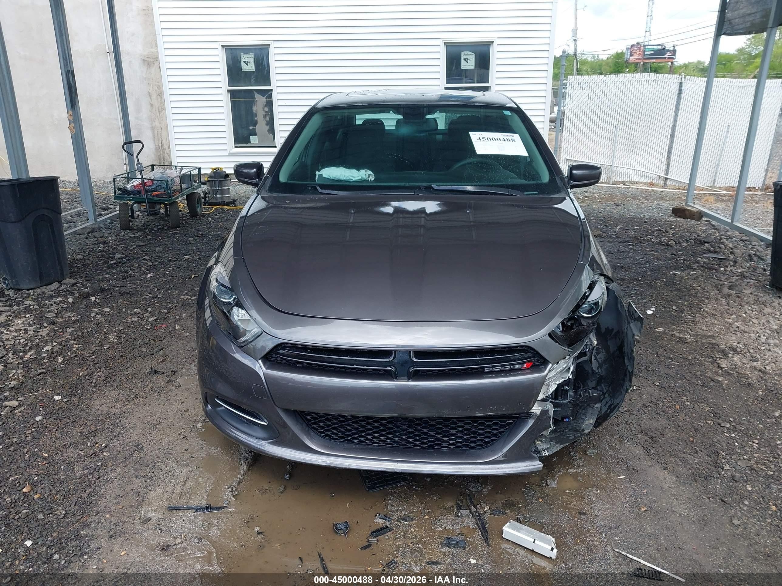 2015 Dodge Dart Sxt Серый vin: 1C3CDFBBXFD316286