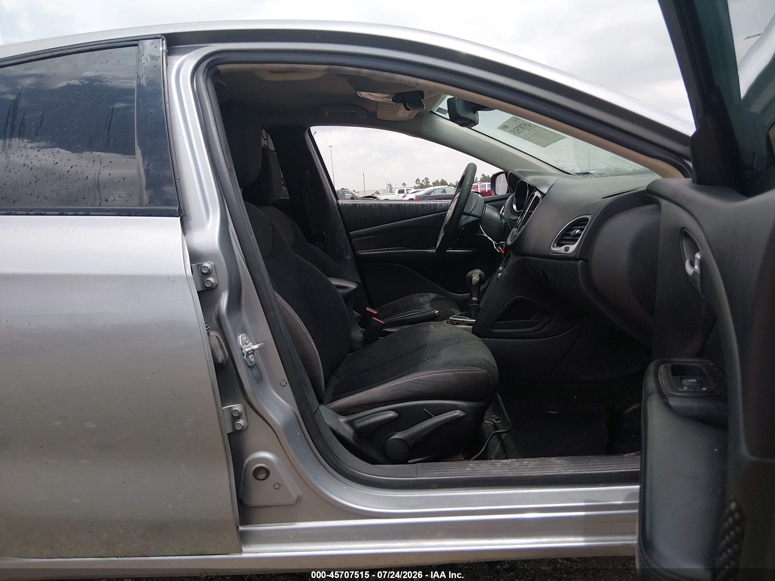 2015 Dodge Dart Sxt Silver vin: 1C3CDFBBXFD390310