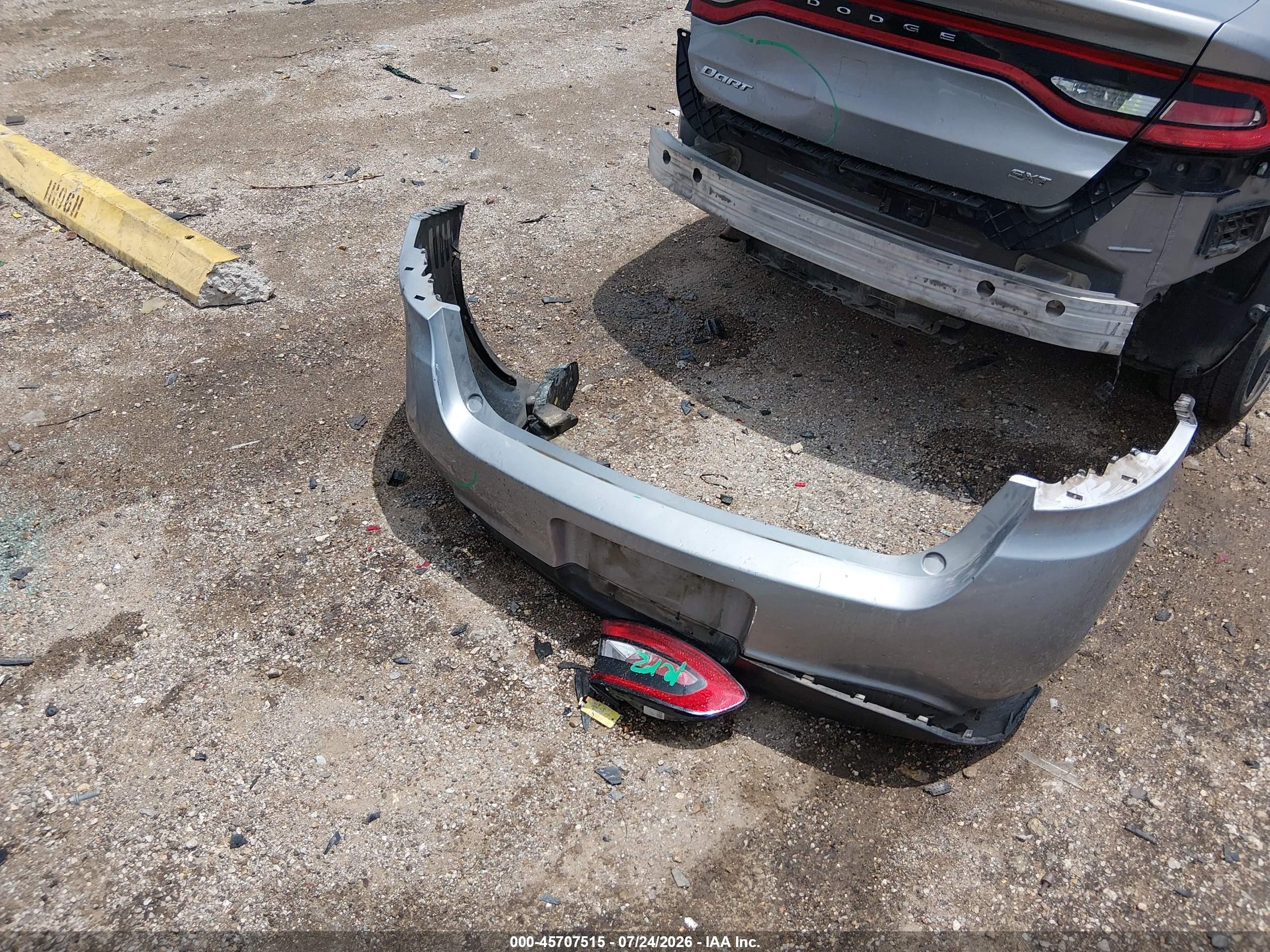 2015 Dodge Dart Sxt Silver vin: 1C3CDFBBXFD390310
