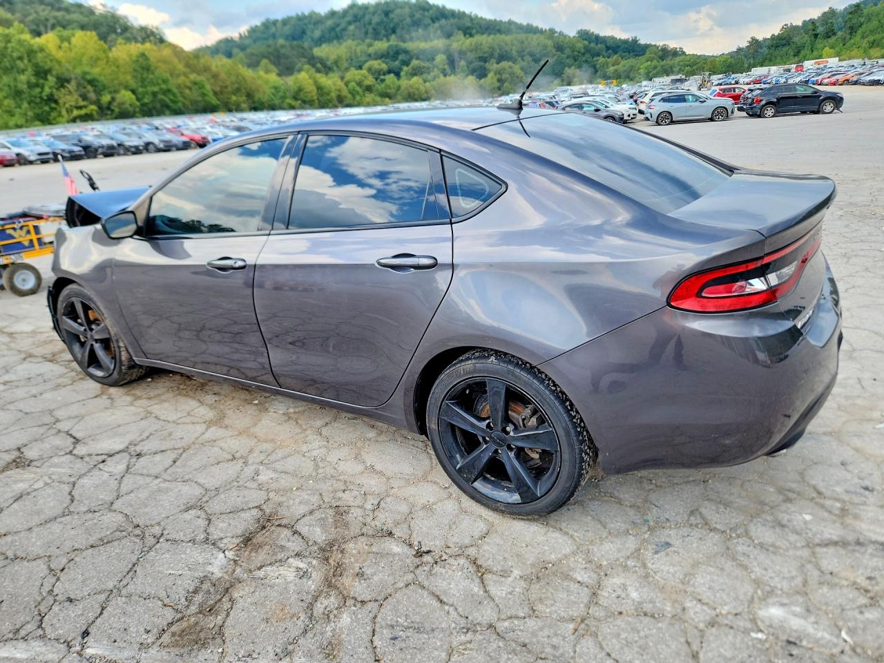 2015 Dodge Dart Sxt Gray vin: 1C3CDFBBXFD421975
