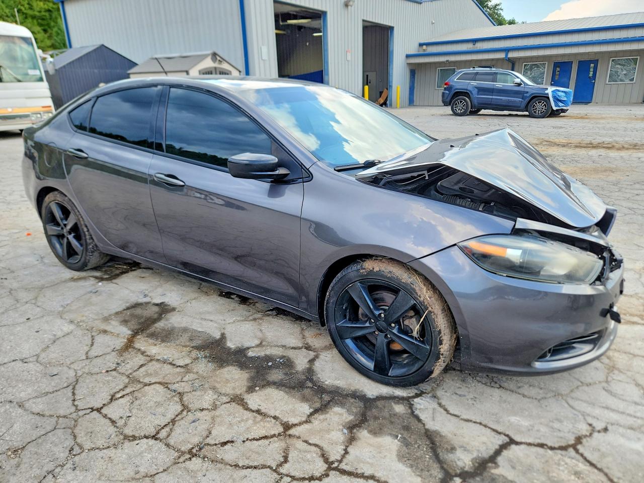 2015 Dodge Dart Sxt Gray vin: 1C3CDFBBXFD421975