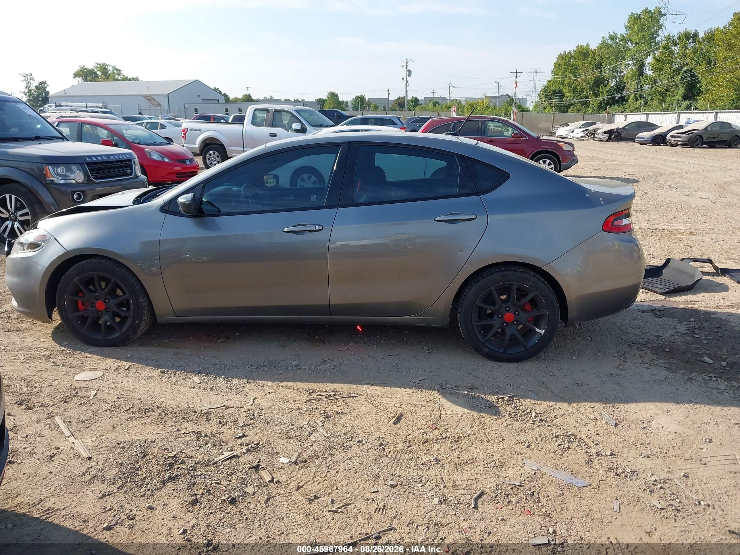 2013 Dodge Dart Rallye Gray vin: 1C3CDFBH0DD257833