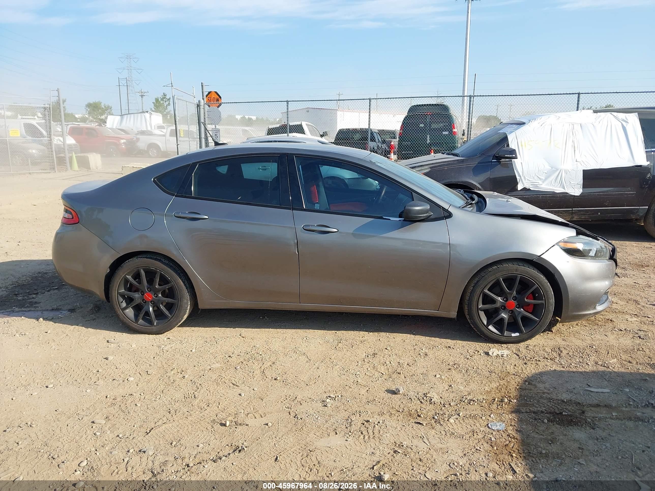 2013 Dodge Dart Rallye Gray vin: 1C3CDFBH0DD257833