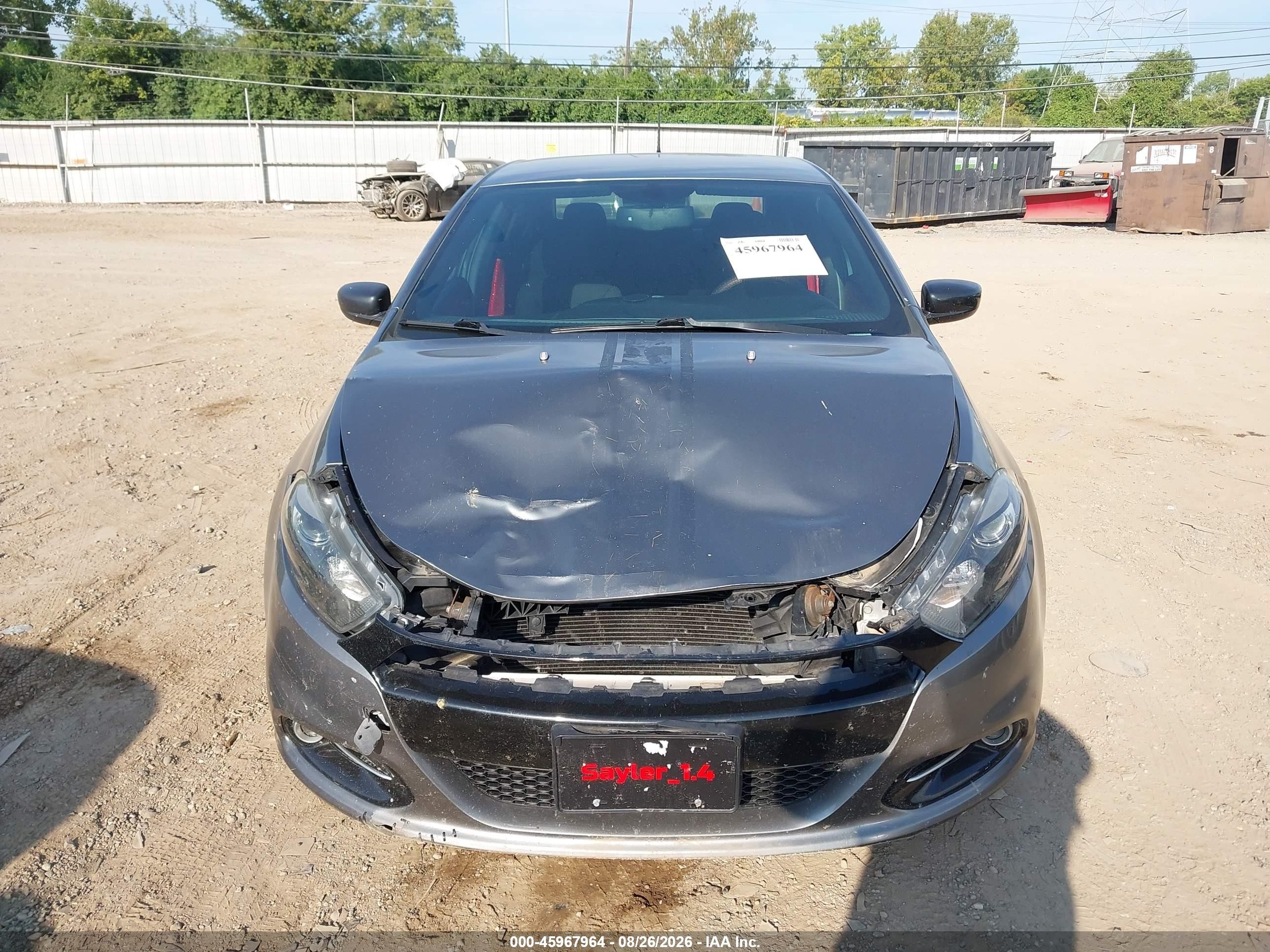 2013 Dodge Dart Rallye Gray vin: 1C3CDFBH0DD257833