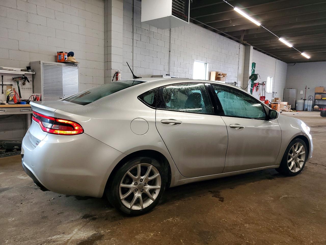 2013 Dodge Dart Sxt Silver vin: 1C3CDFBH1DD104006