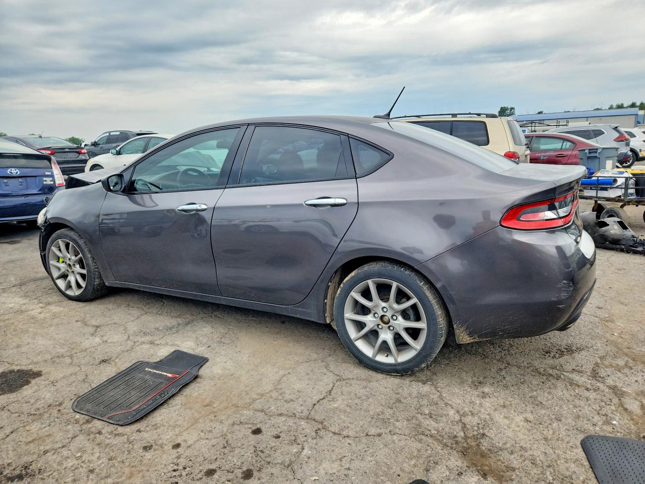 2013 Dodge Dart Sxt Gray vin: 1C3CDFBH1DD109867