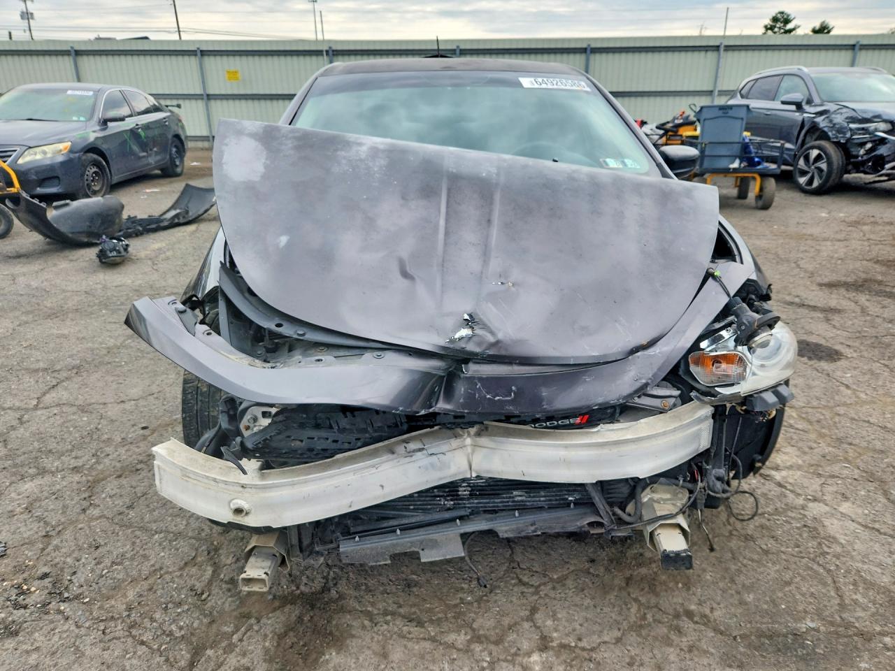 2013 Dodge Dart Sxt Gray vin: 1C3CDFBH1DD109867