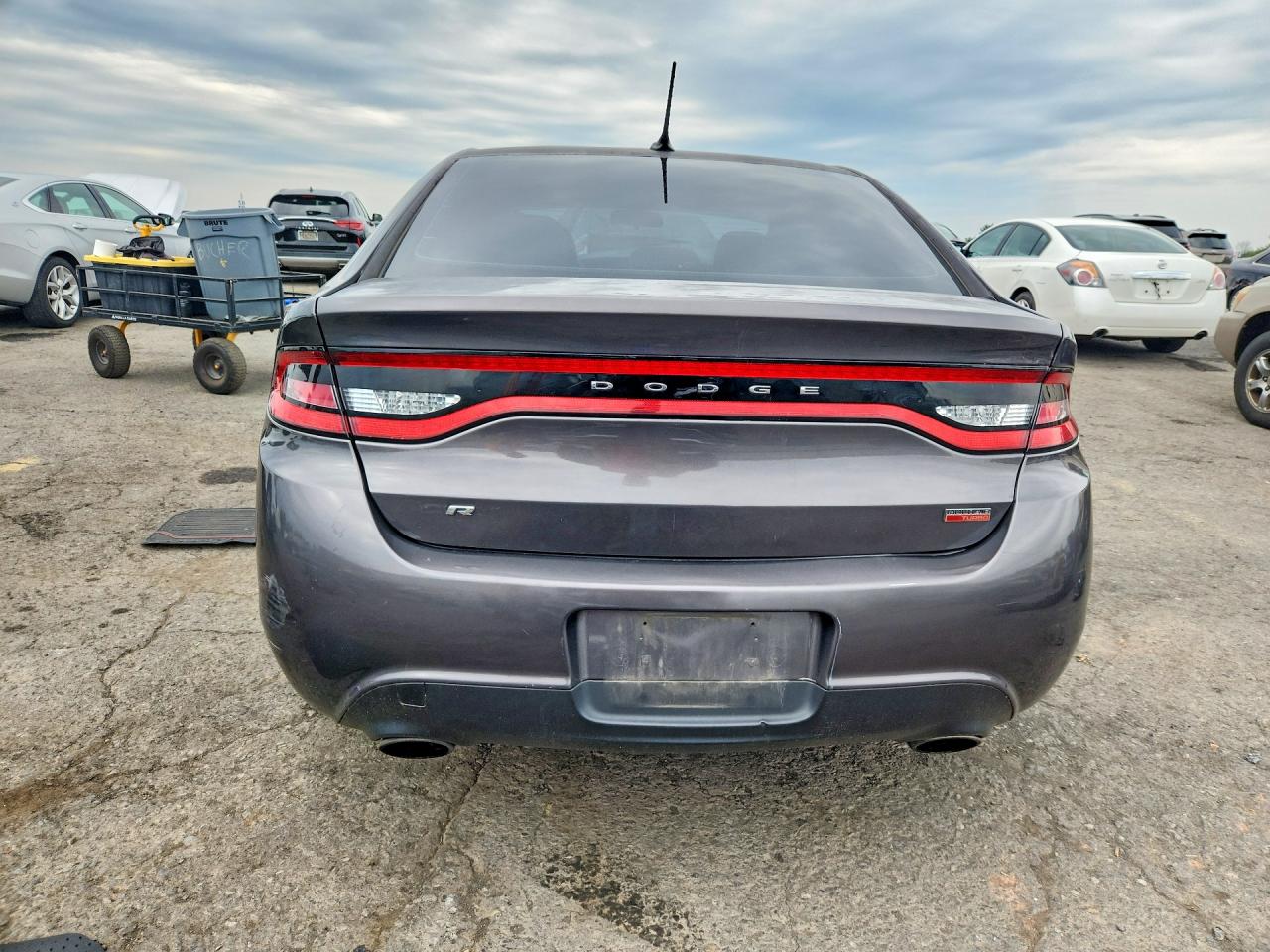 2013 Dodge Dart Sxt Gray vin: 1C3CDFBH1DD109867