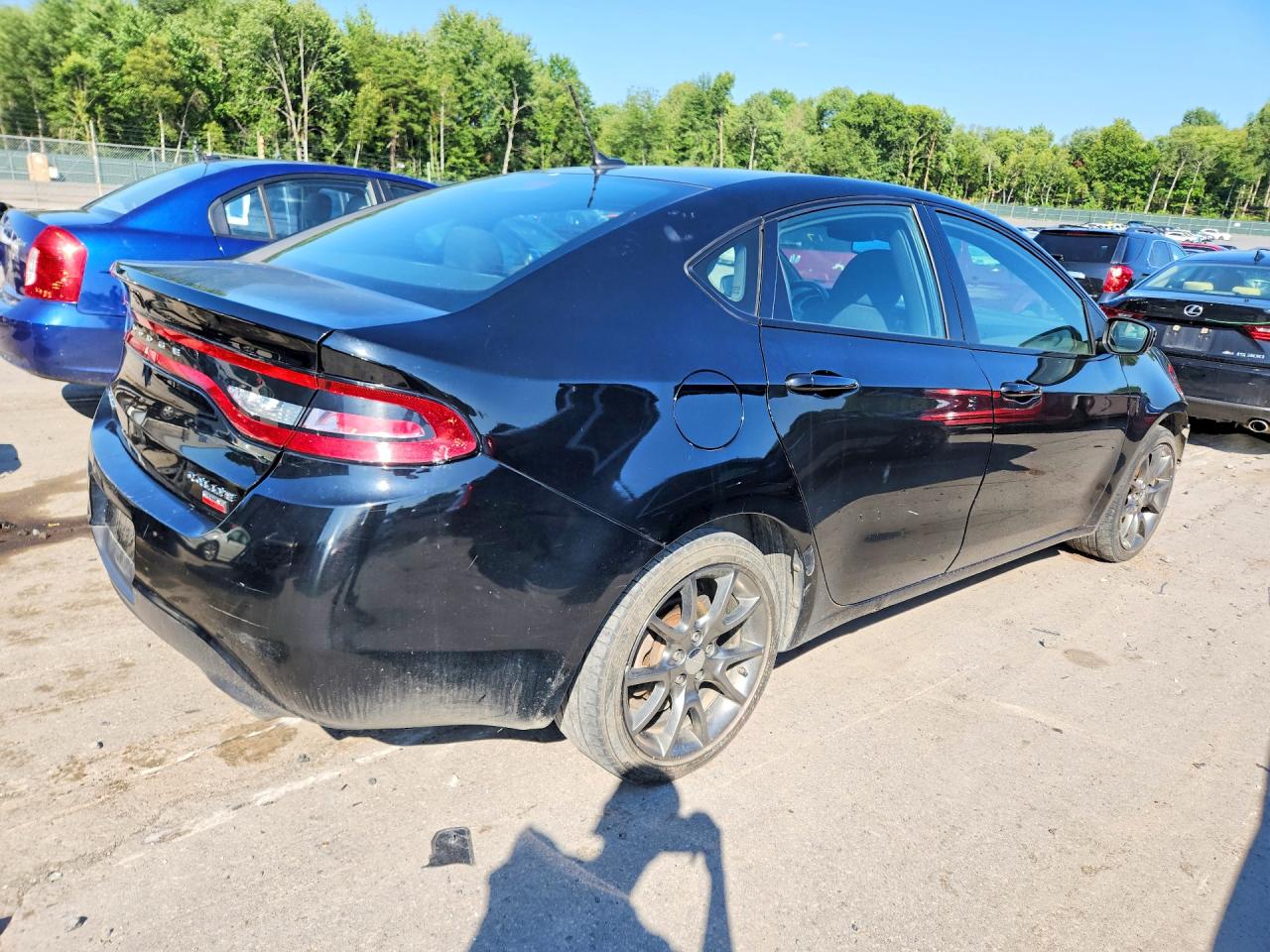 2013 Dodge Dart Sxt Black vin: 1C3CDFBH1DD192197