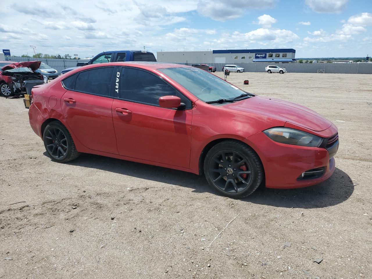 2013 Dodge Dart Sxt Red vin: 1C3CDFBH1DD647775