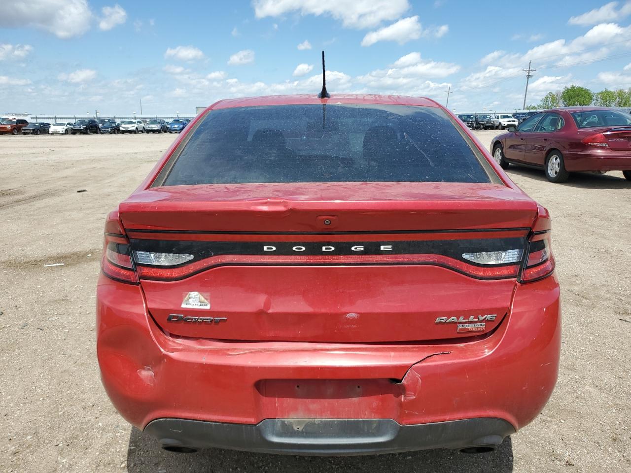 2013 Dodge Dart Sxt Red vin: 1C3CDFBH1DD647775