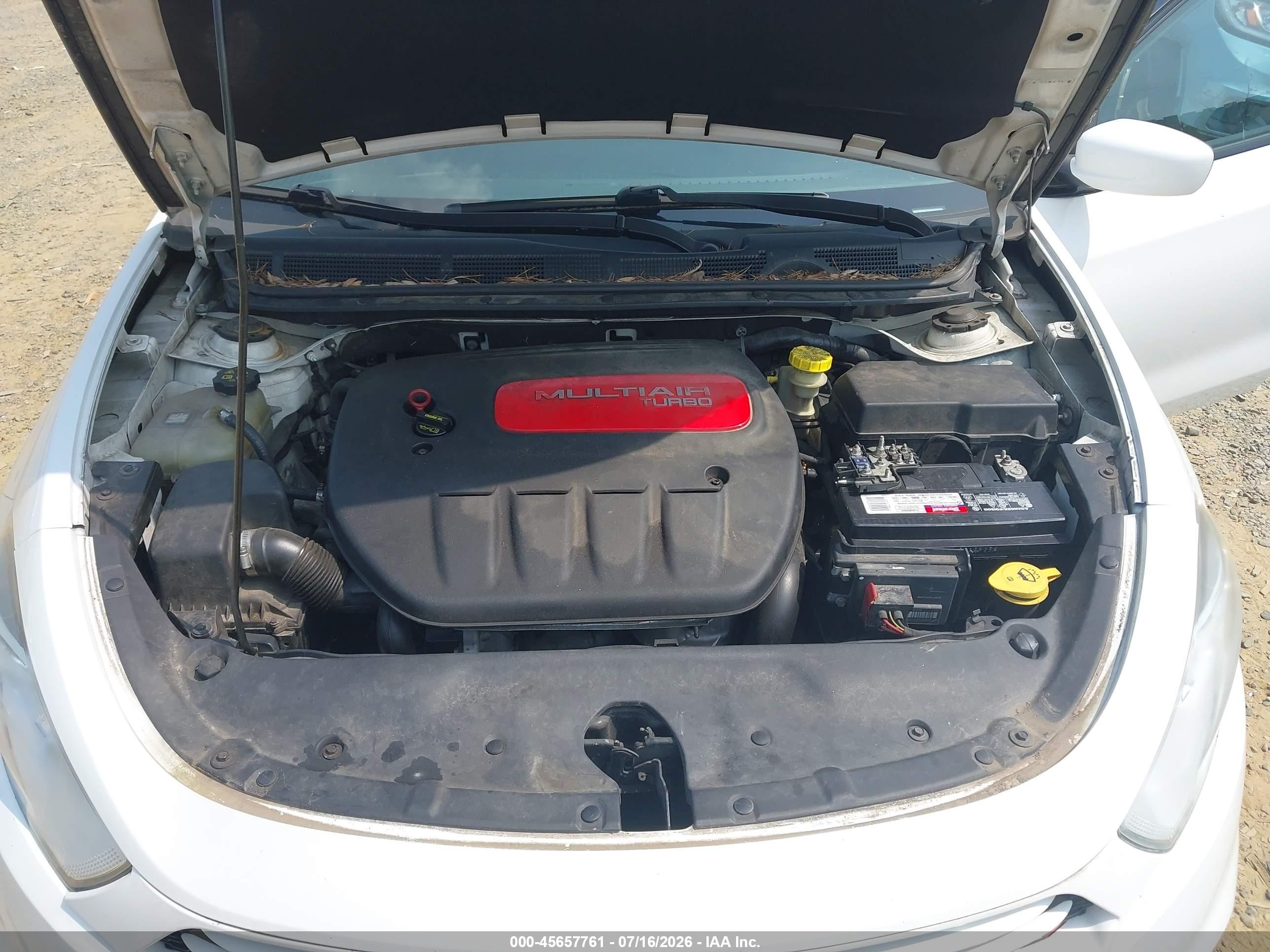 2013 Dodge Dart Sxt Белый vin: 1C3CDFBH2DD134454