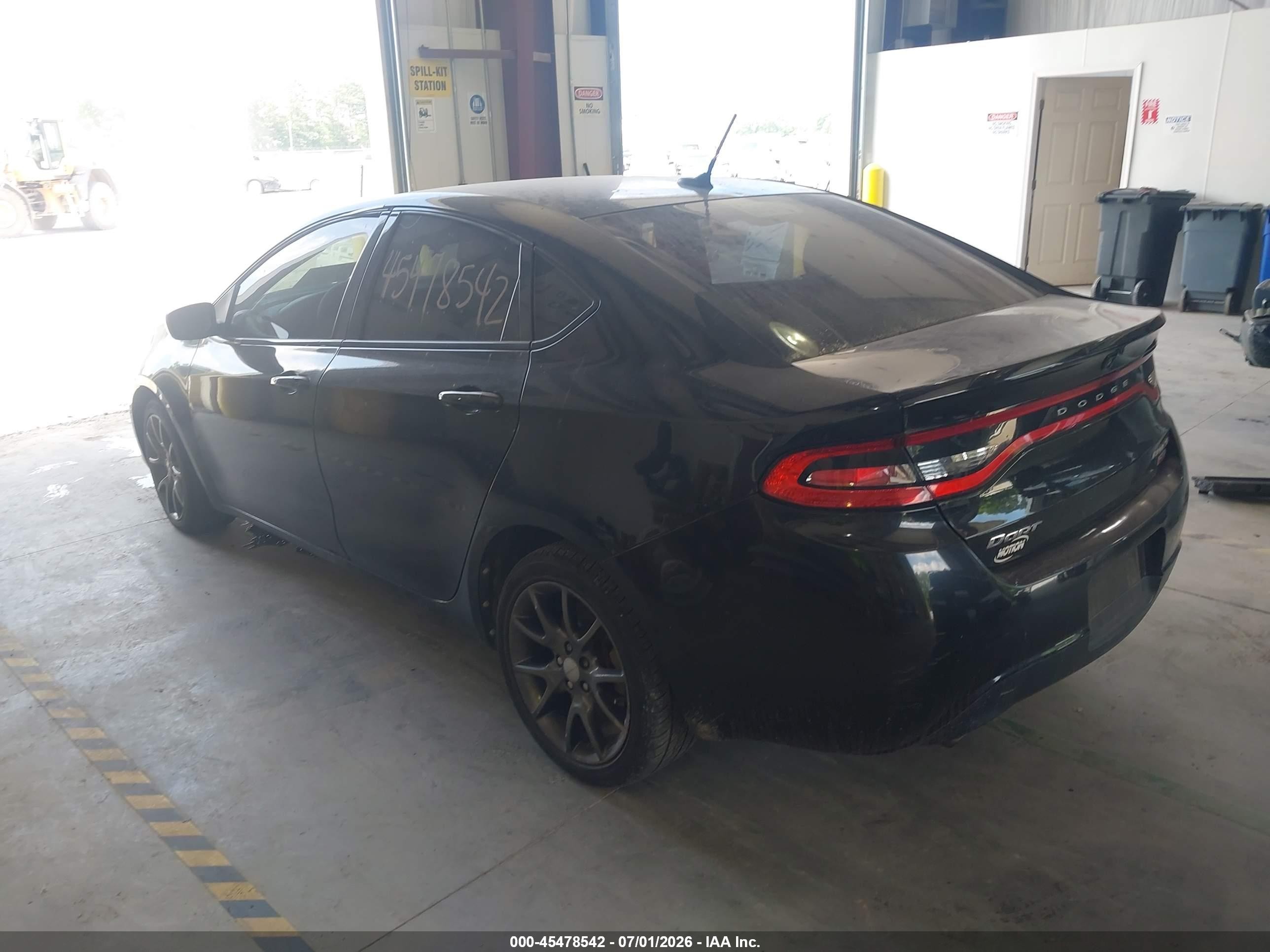 2013 Dodge Dart Rallye Black vin: 1C3CDFBH2DD153375