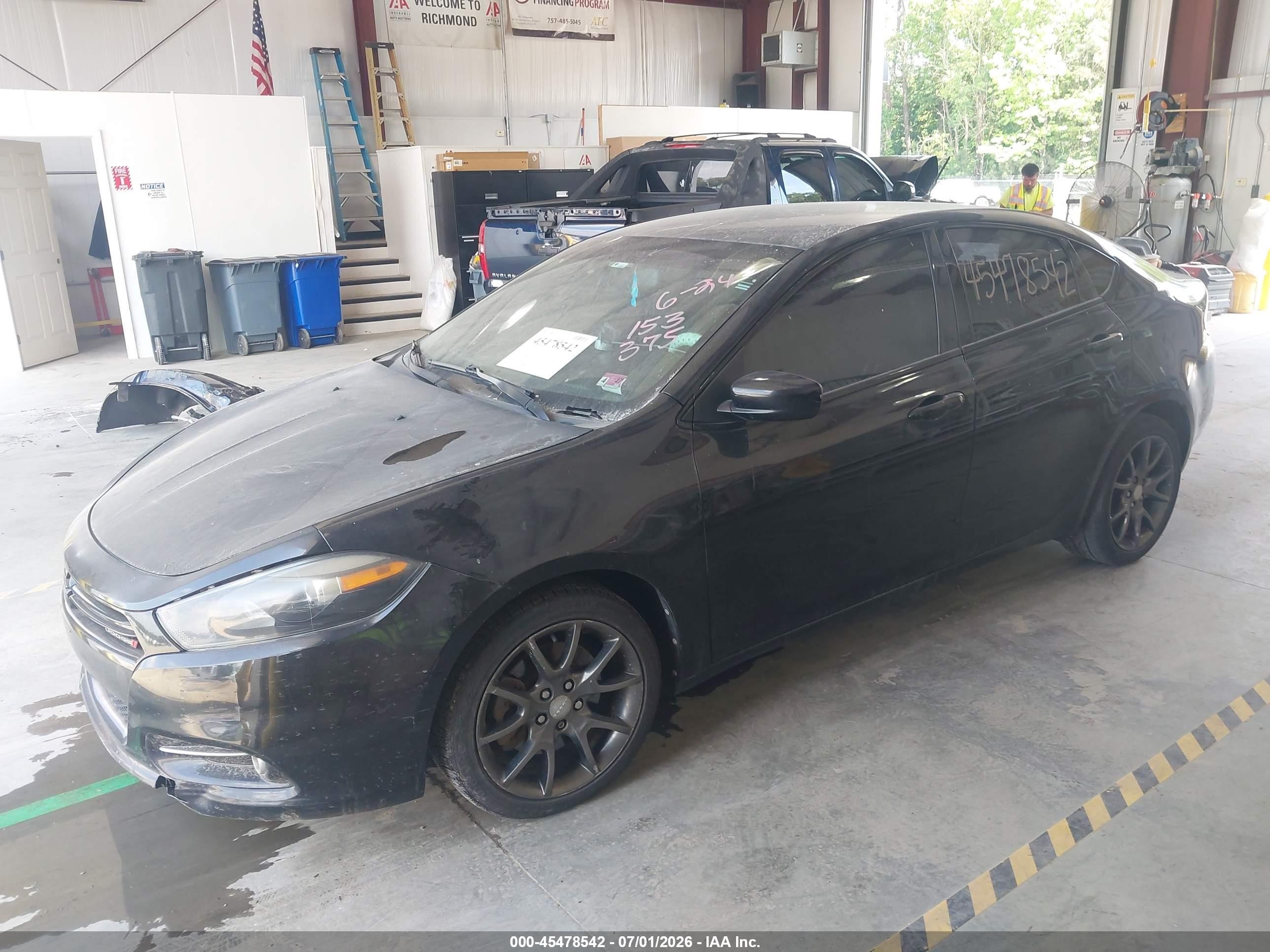 2013 Dodge Dart Rallye Black vin: 1C3CDFBH2DD153375