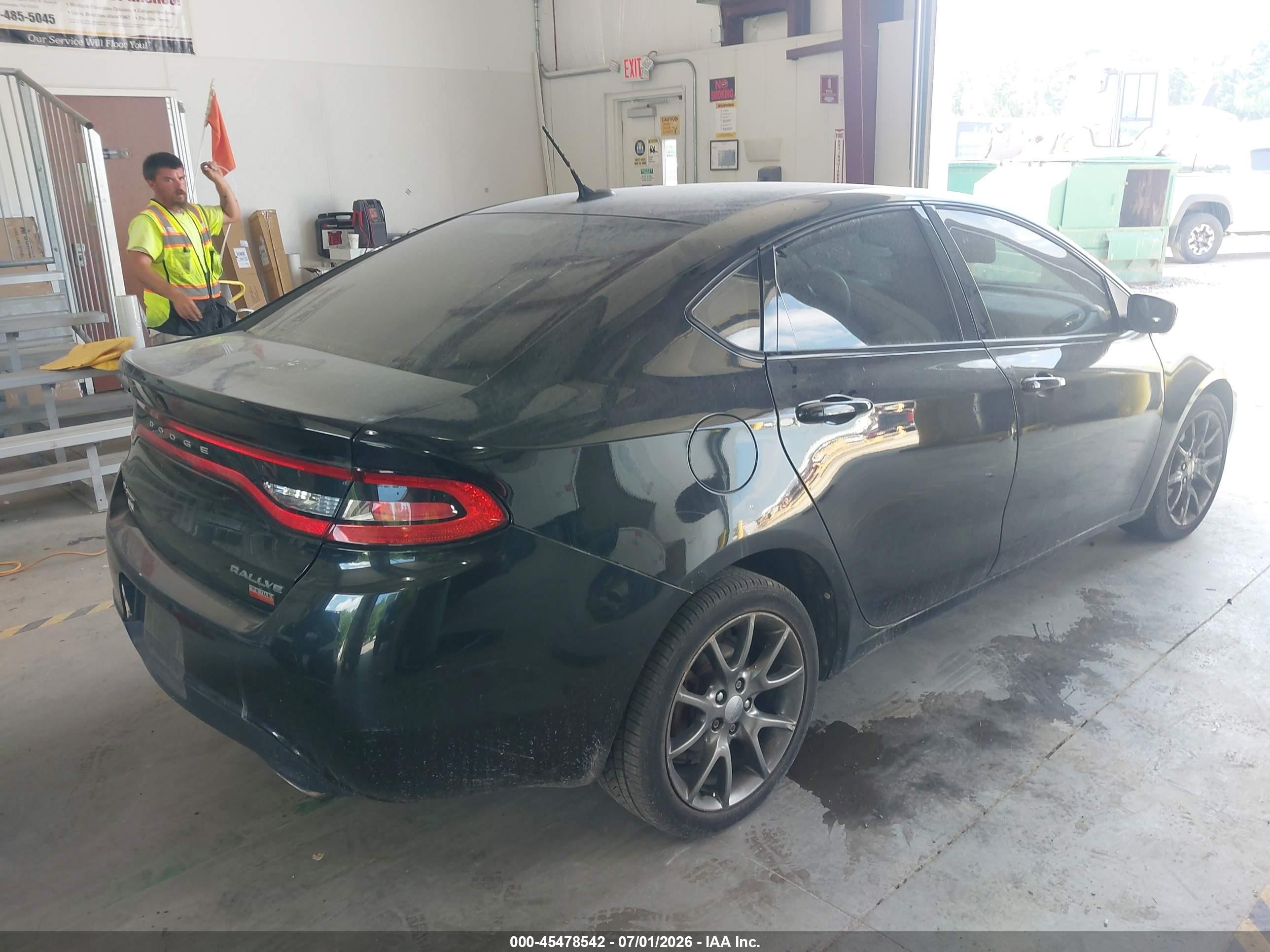 2013 Dodge Dart Rallye Black vin: 1C3CDFBH2DD153375