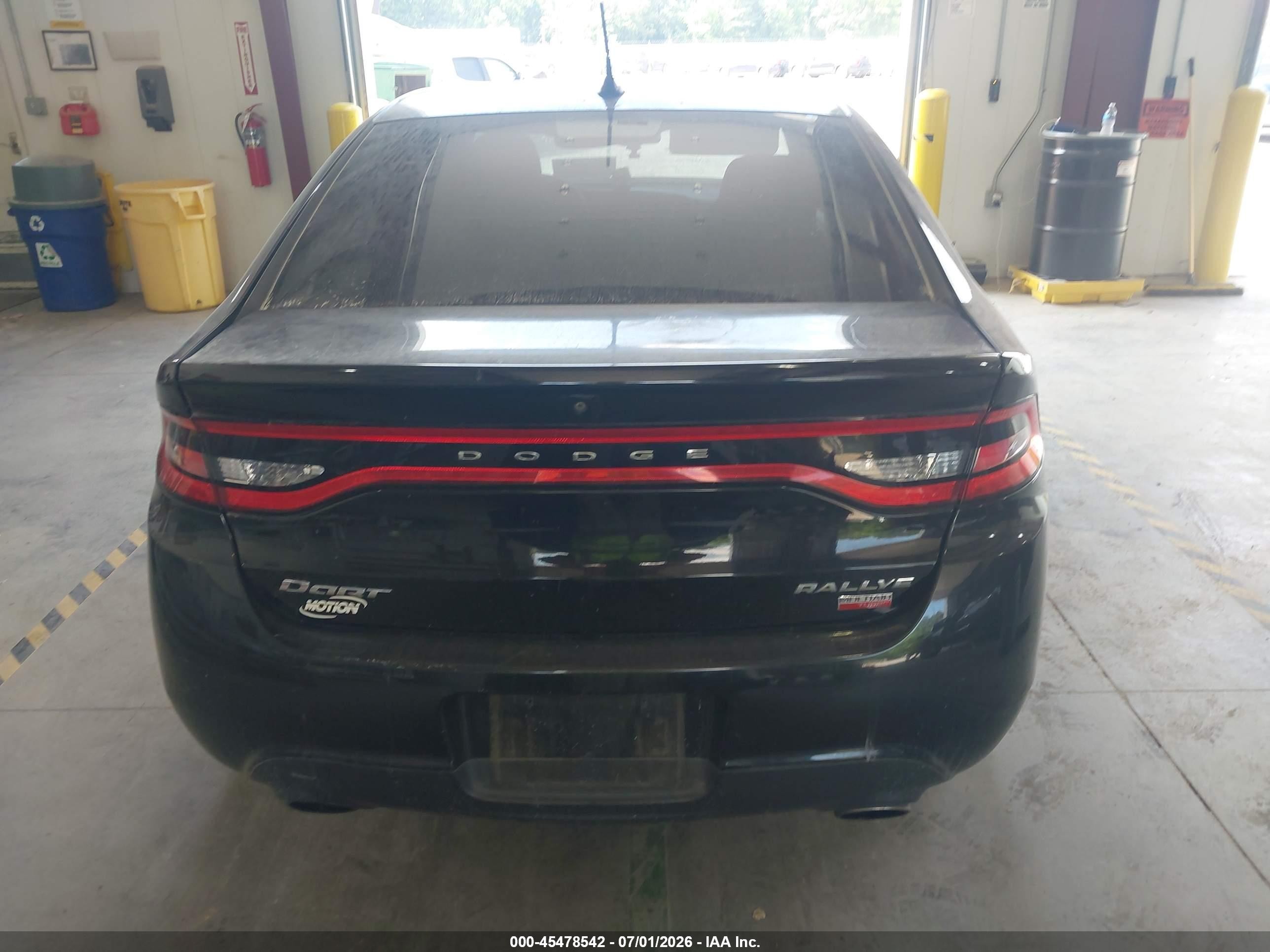 2013 Dodge Dart Rallye Black vin: 1C3CDFBH2DD153375