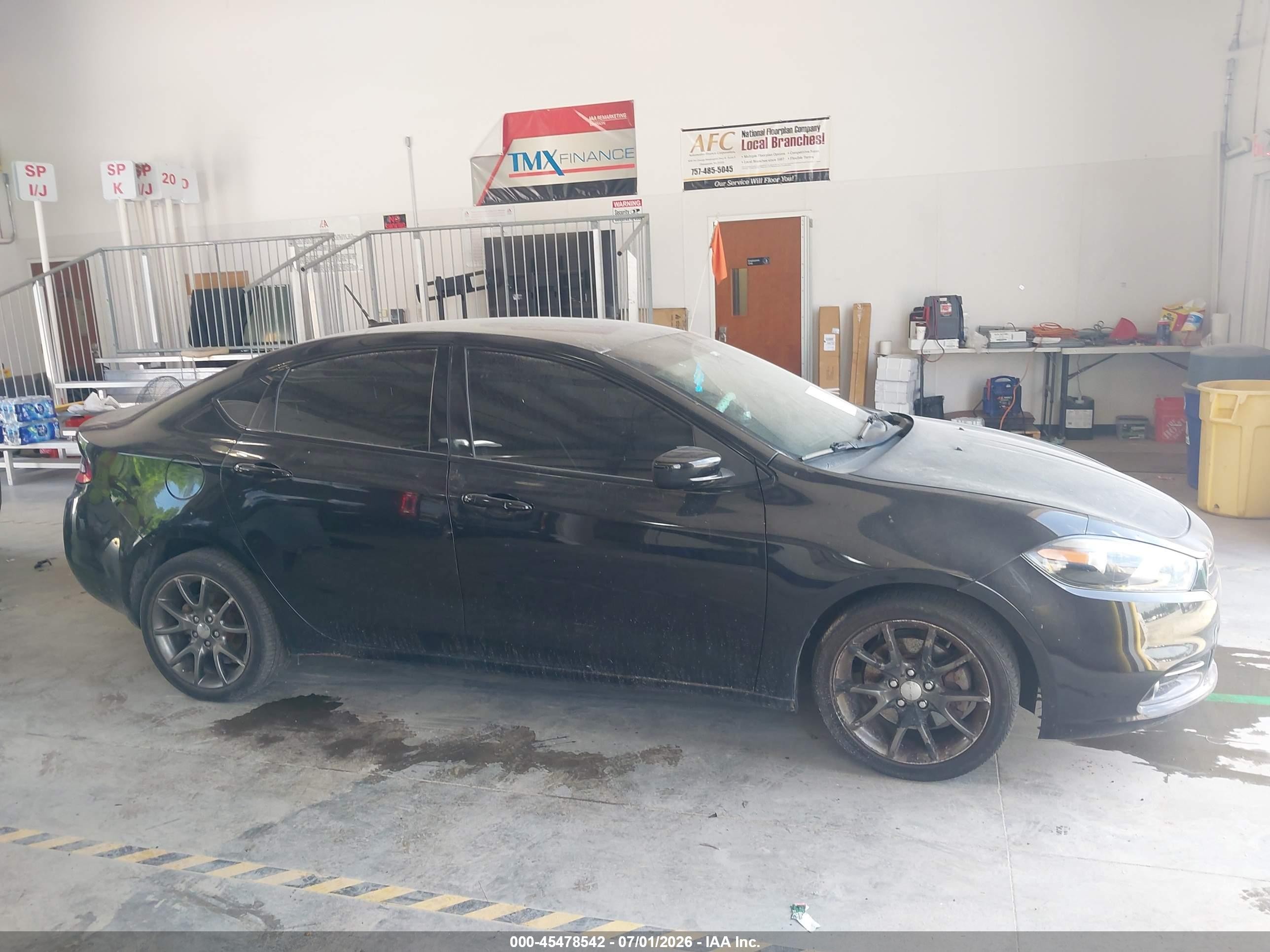2013 Dodge Dart Rallye Black vin: 1C3CDFBH2DD153375