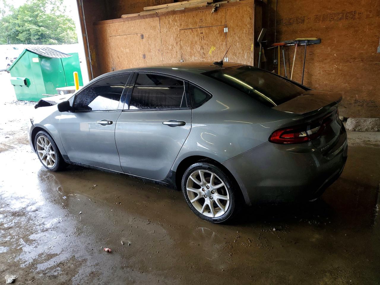2013 Dodge Dart Sxt Gray vin: 1C3CDFBH2DD707787