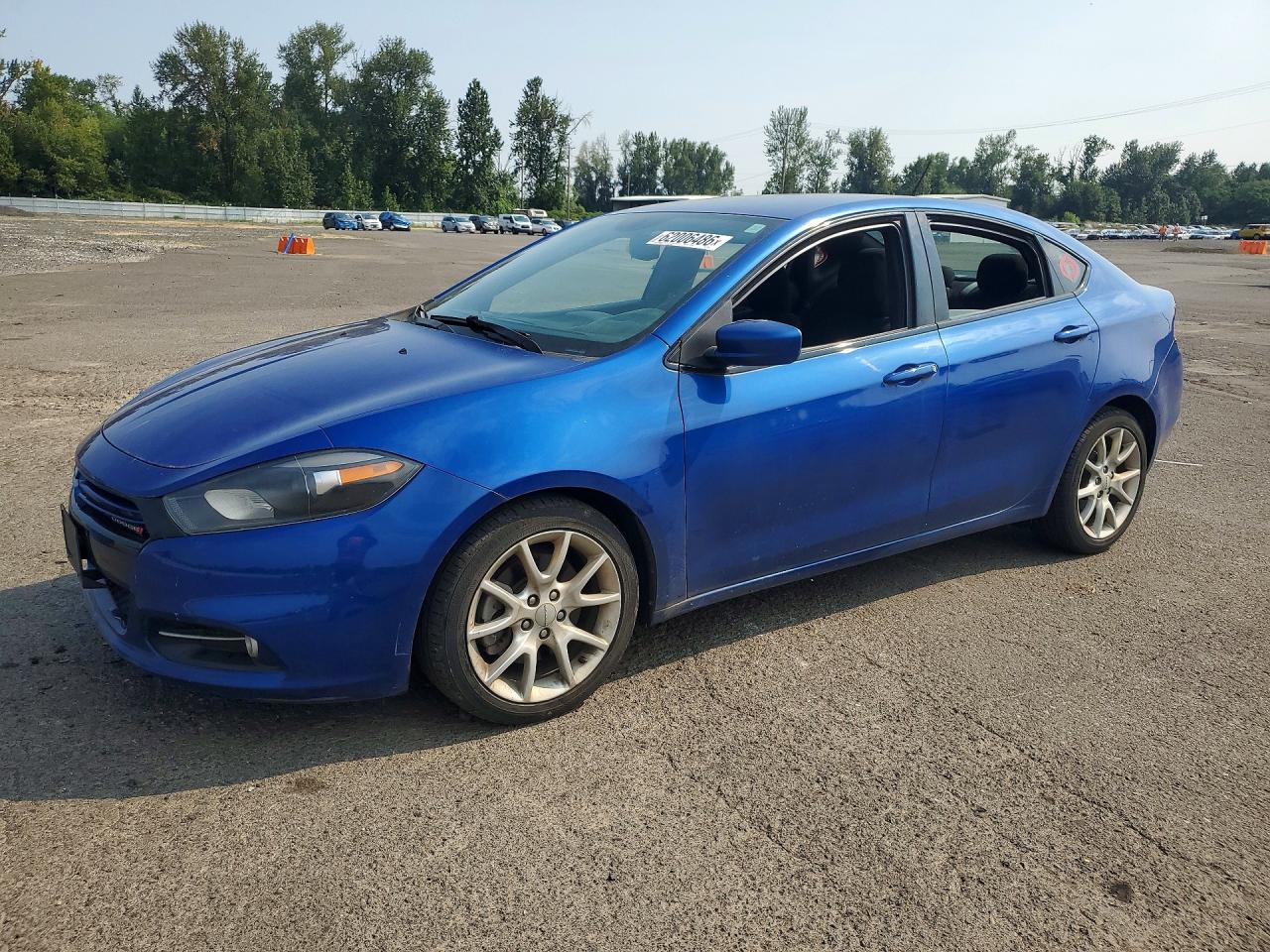 2013 Dodge Dart Sxt Blue vin: 1C3CDFBH3DD155989