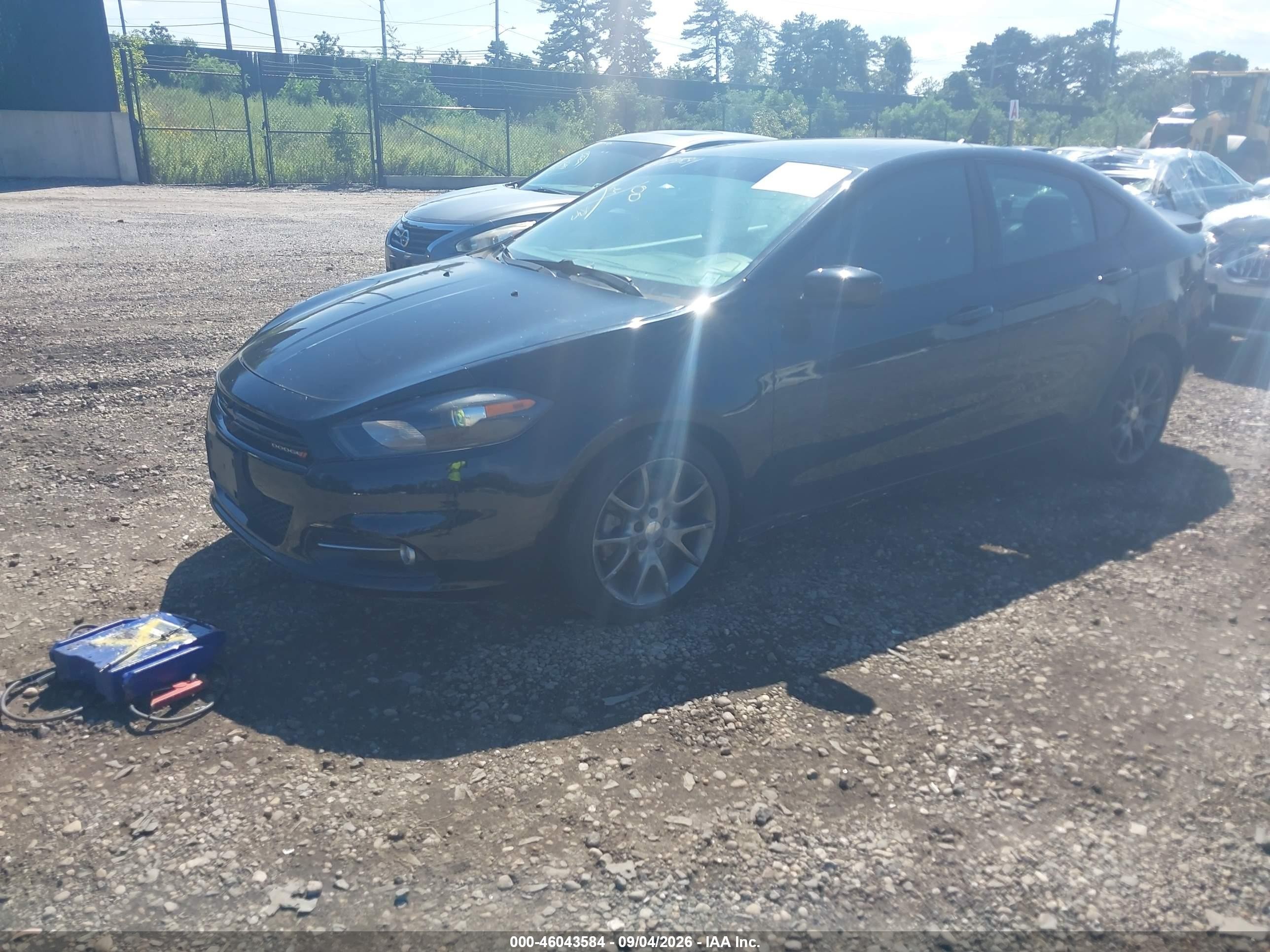 2013 Dodge Dart Rallye Black vin: 1C3CDFBH3DD178754