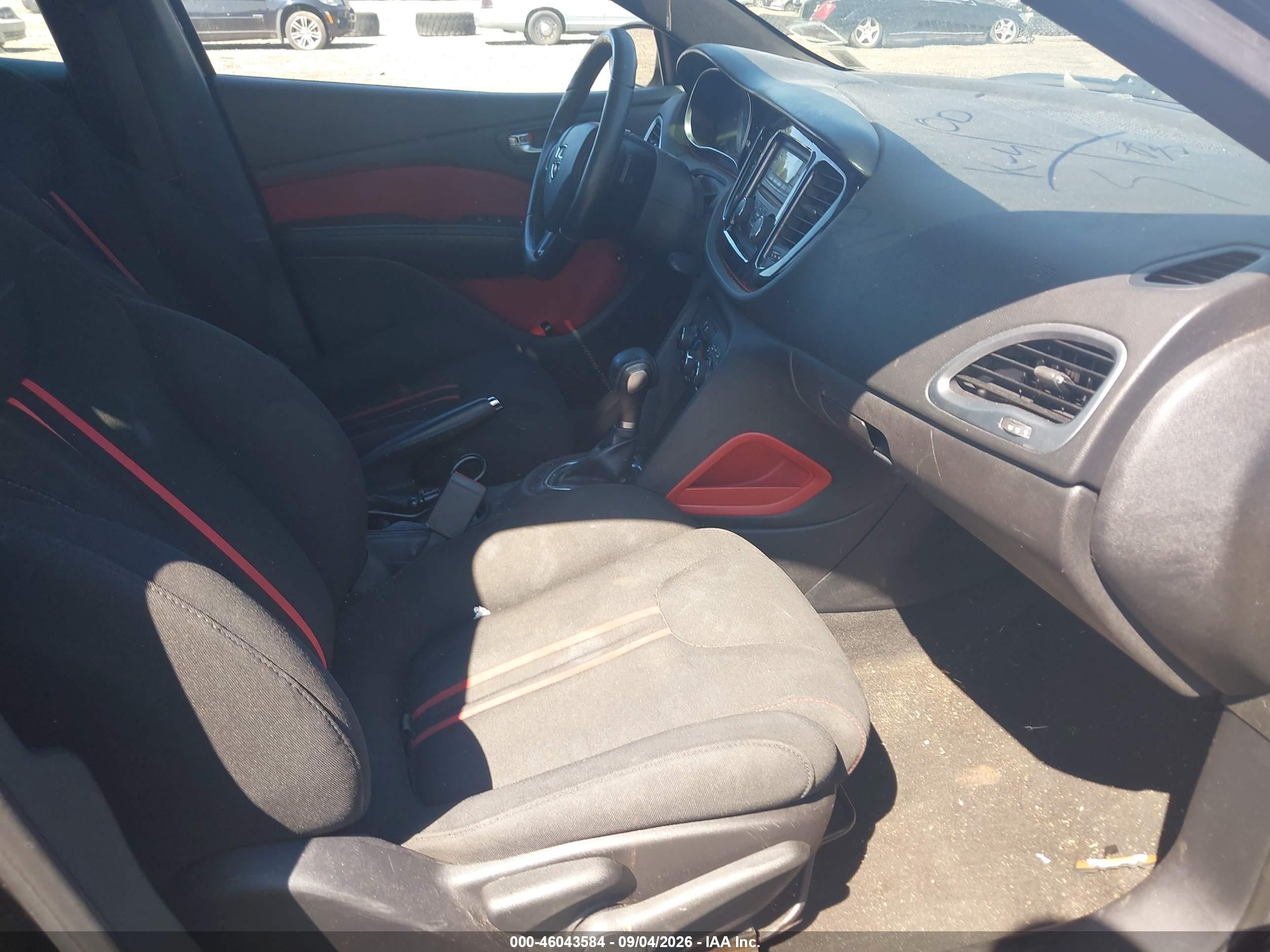 2013 Dodge Dart Rallye Black vin: 1C3CDFBH3DD178754
