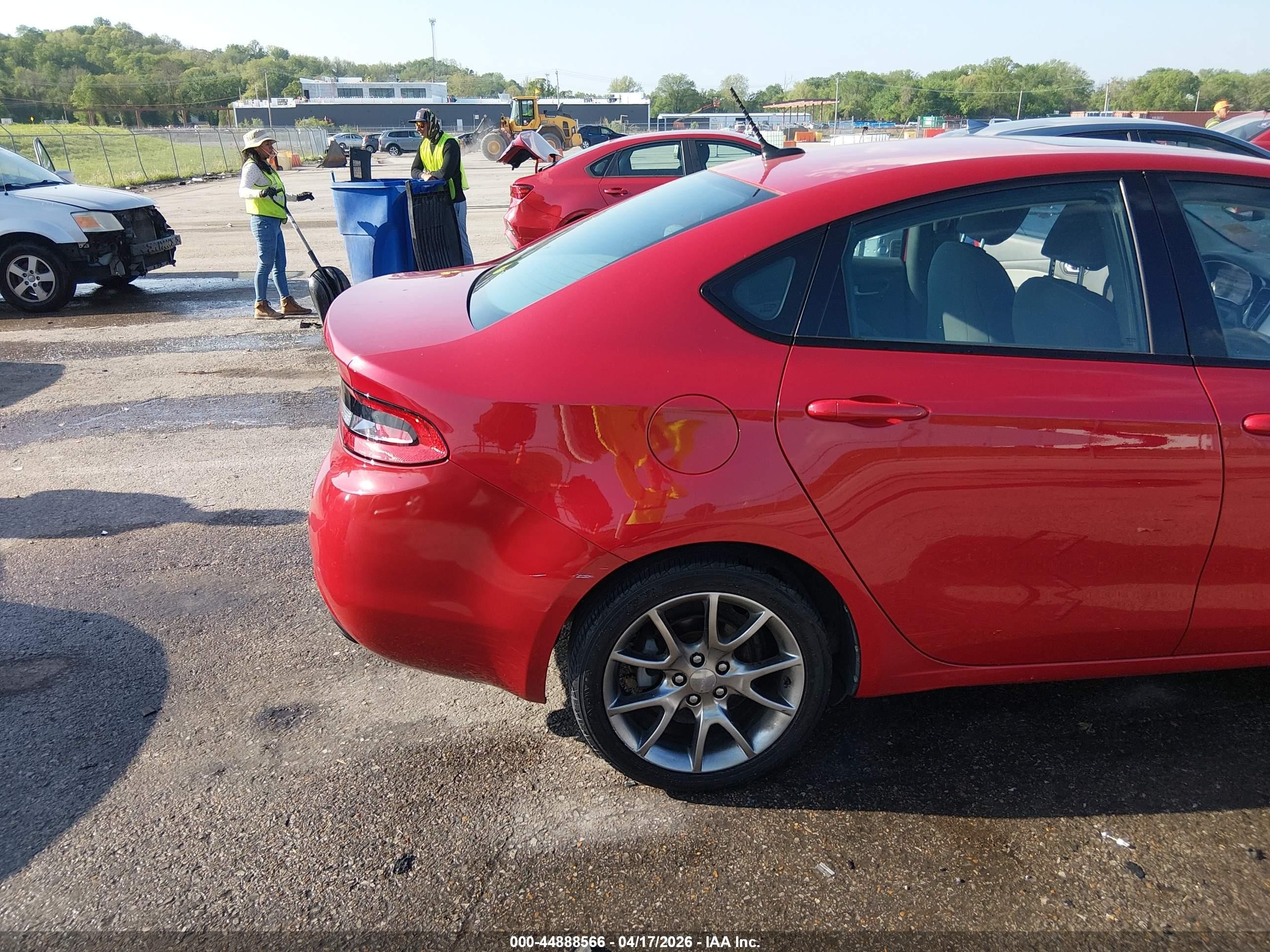 2013 Dodge Dart Rallye Red vin: 1C3CDFBH3DD691597