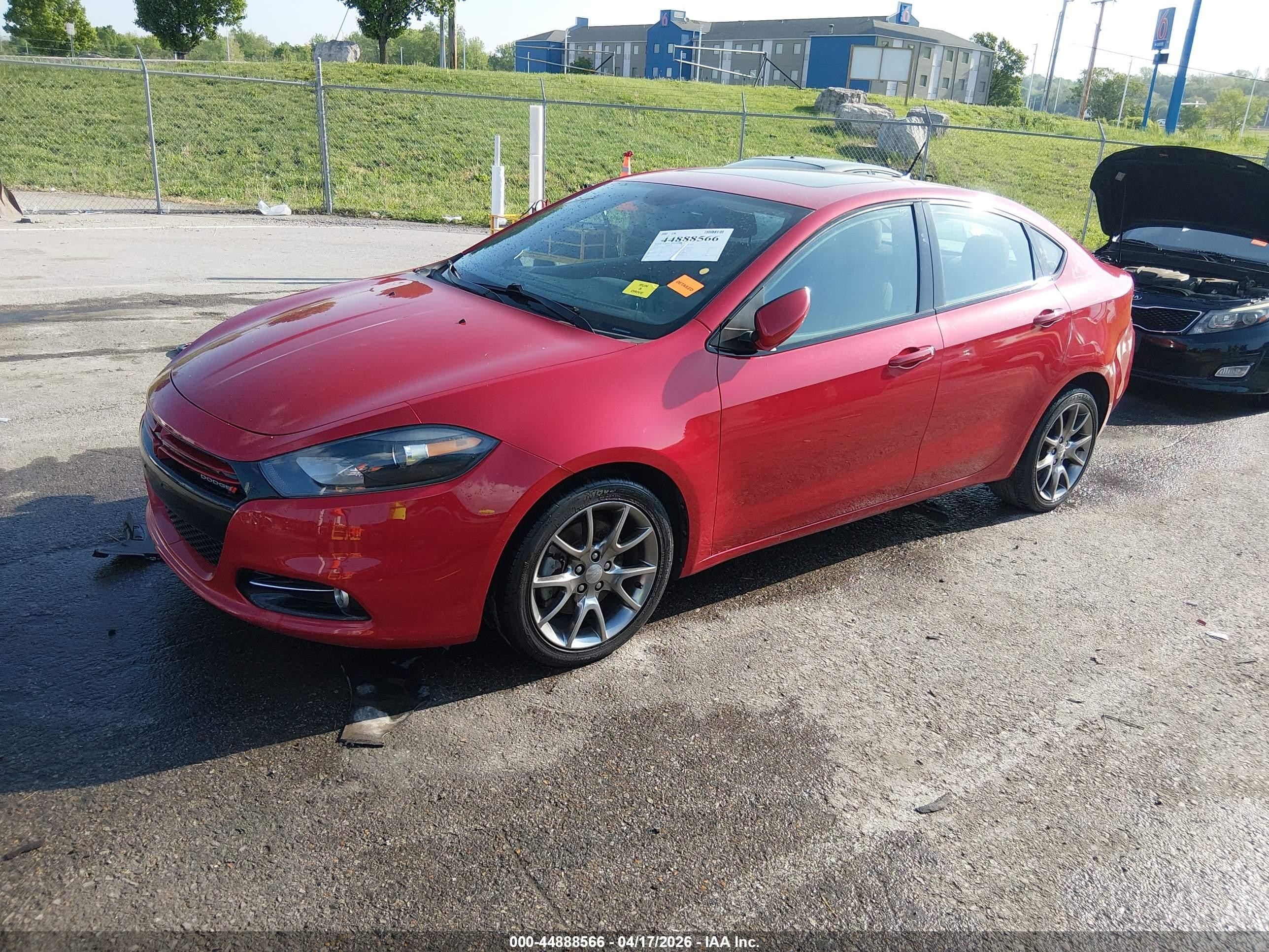 2013 Dodge Dart Rallye Red vin: 1C3CDFBH3DD691597