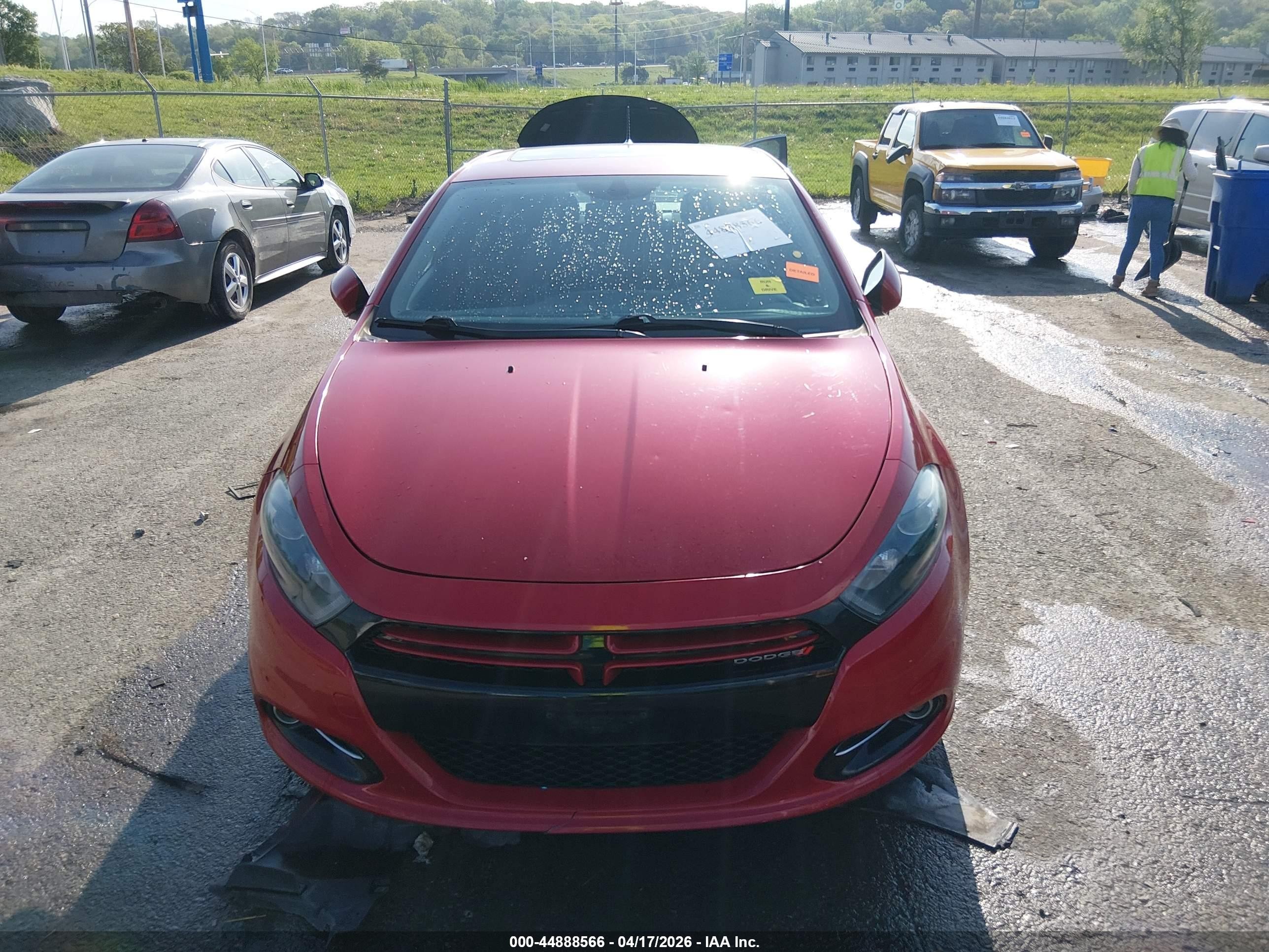 2013 Dodge Dart Rallye Red vin: 1C3CDFBH3DD691597