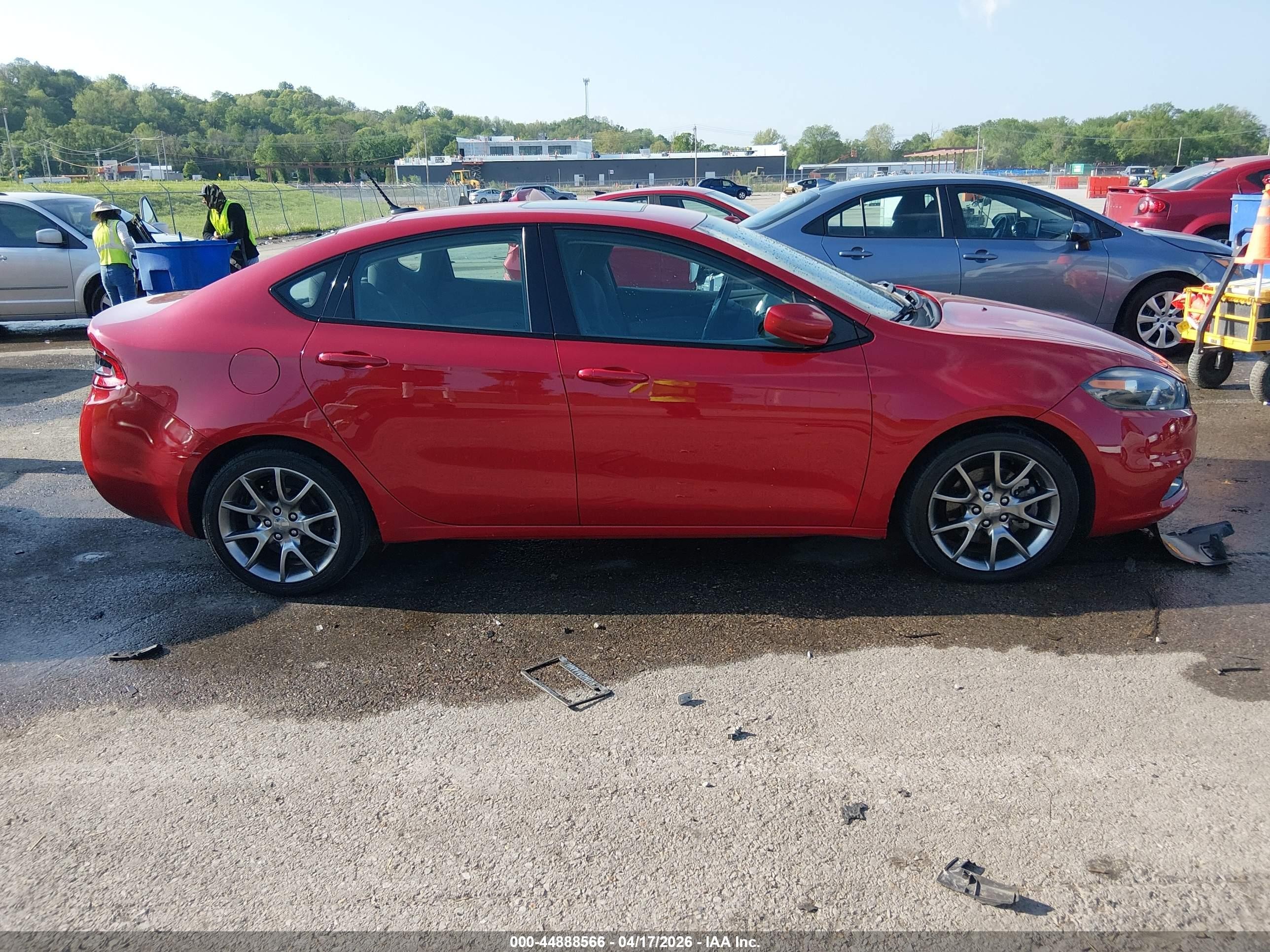2013 Dodge Dart Rallye Red vin: 1C3CDFBH3DD691597