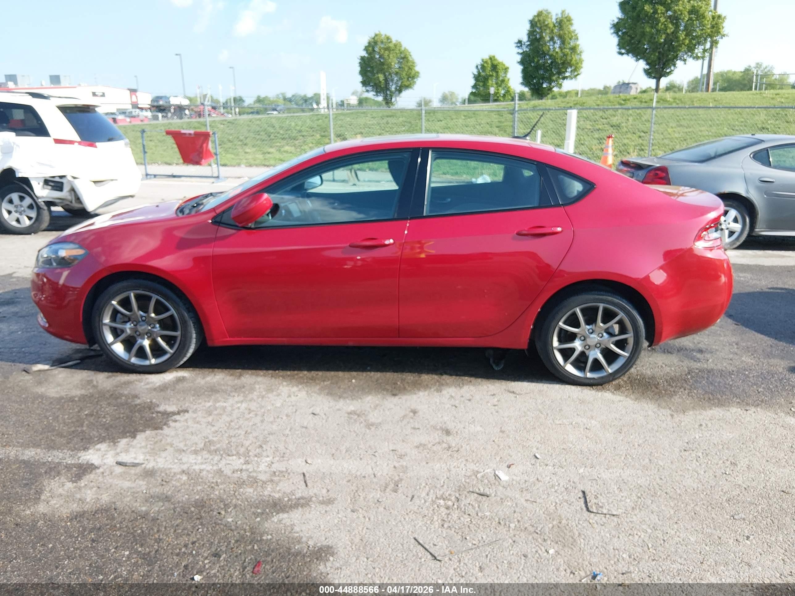 2013 Dodge Dart Rallye Red vin: 1C3CDFBH3DD691597