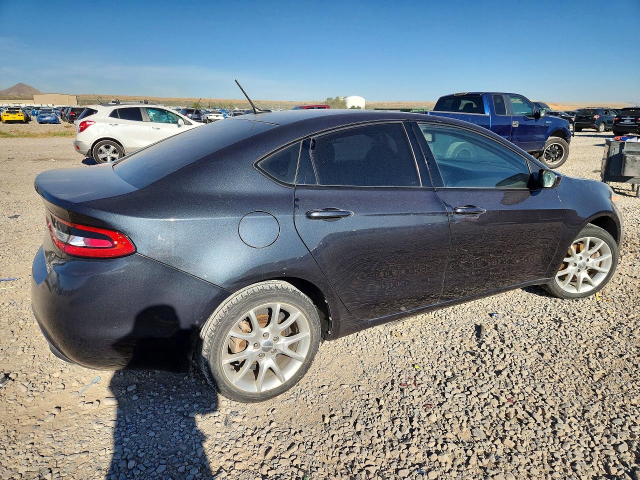 2013 Dodge Dart Sxt Gray vin: 1C3CDFBH4DD269550